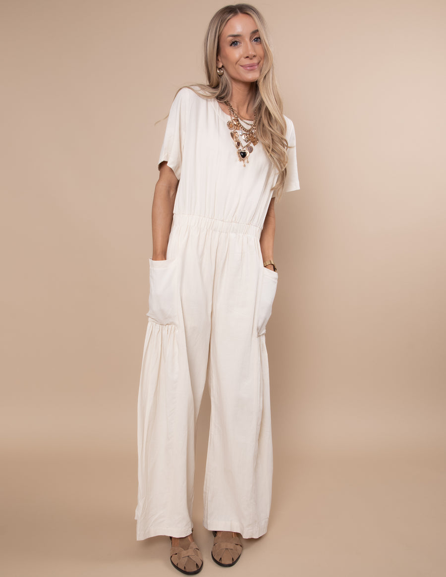 Dalila Textured Jumpsuit