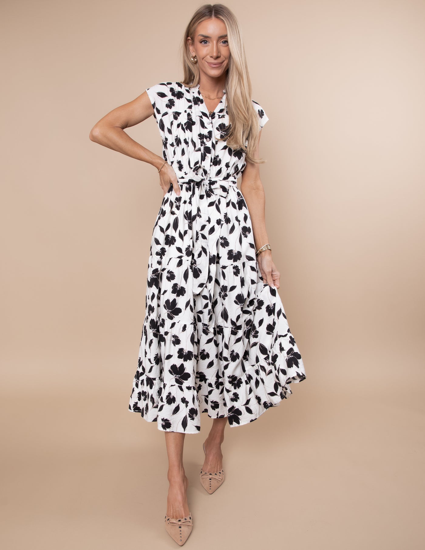 Kenna Printed Dress