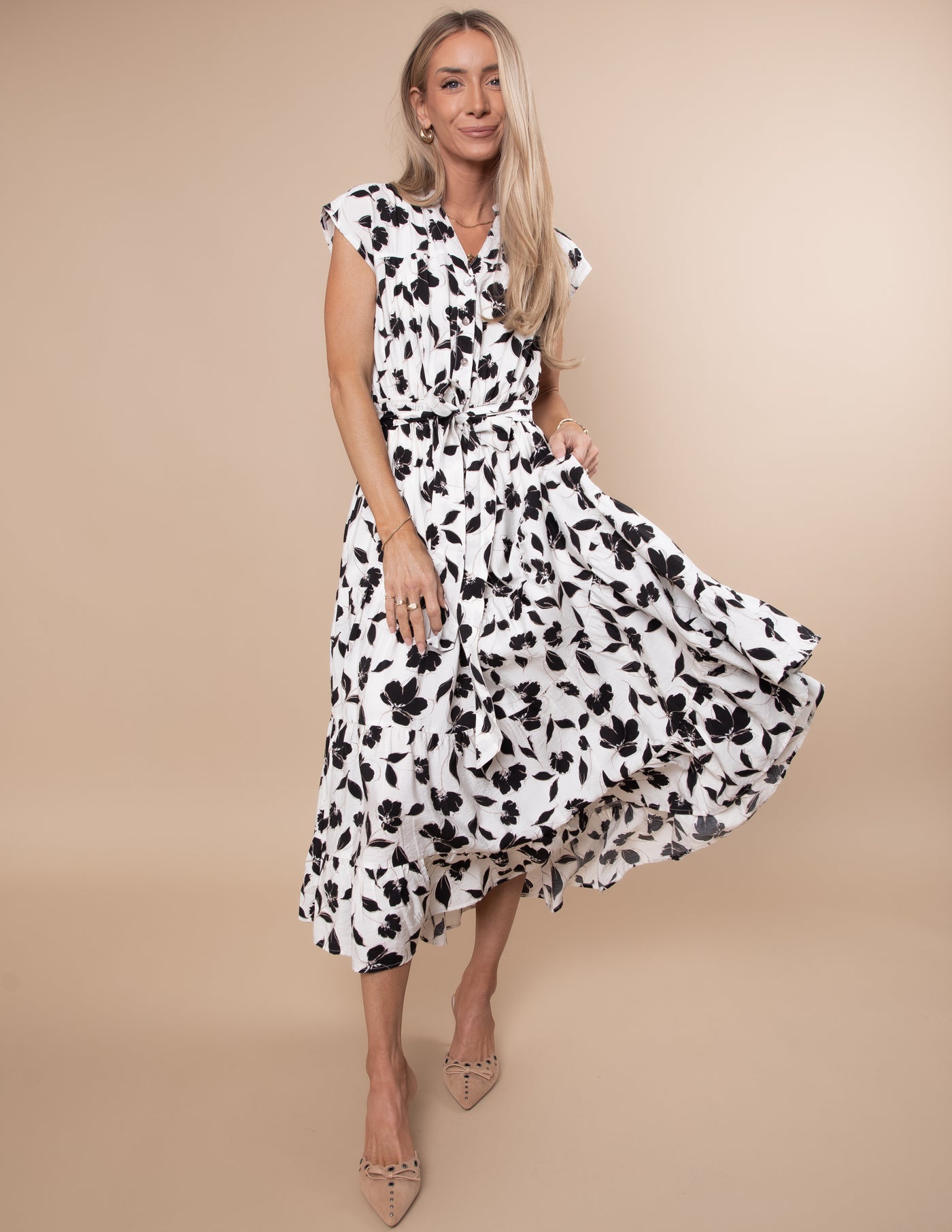 Kenna Printed Dress