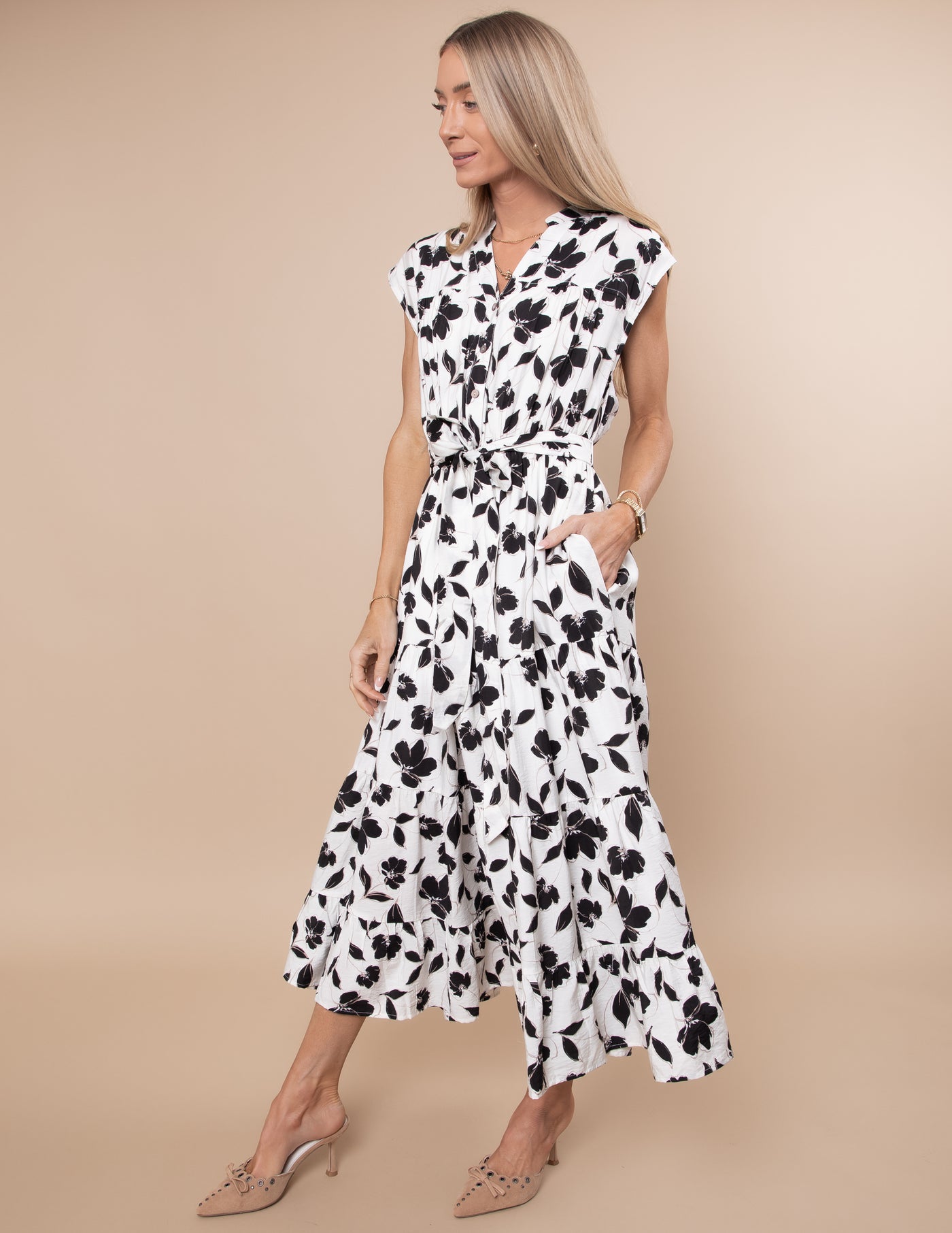 Kenna Printed Dress