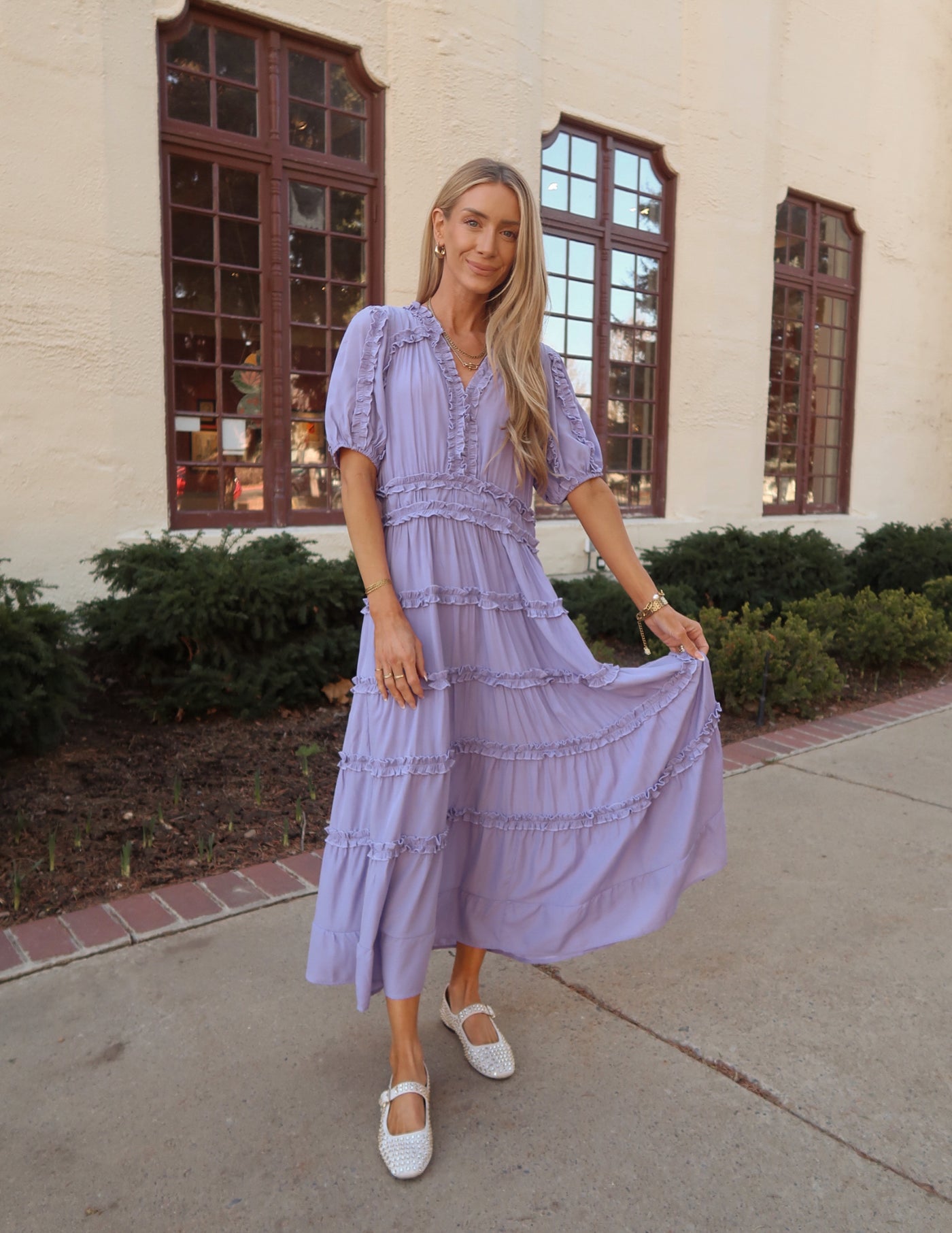 Jenessa Ruffle Dress