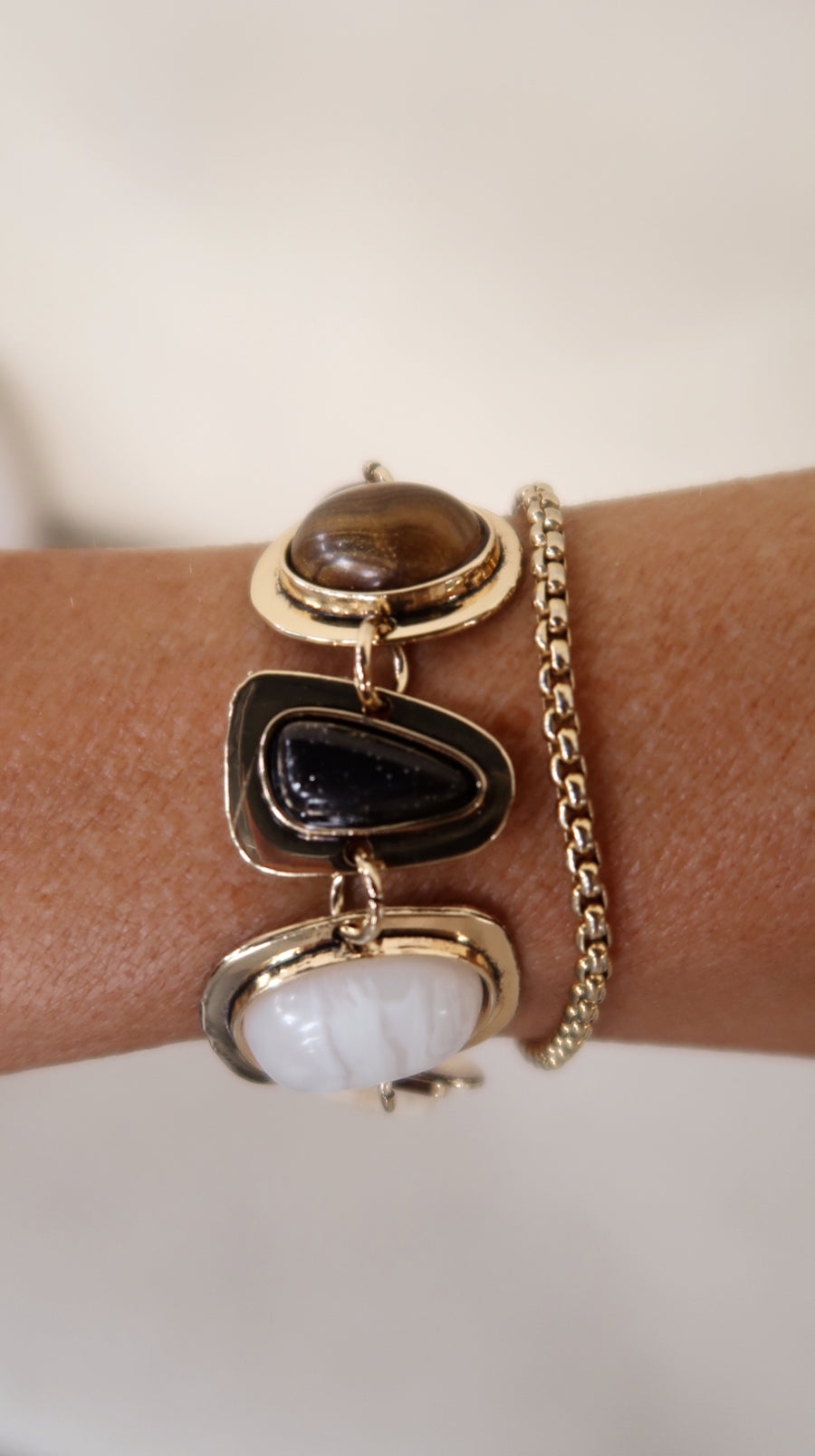 Mia Colored Stone Bracelet