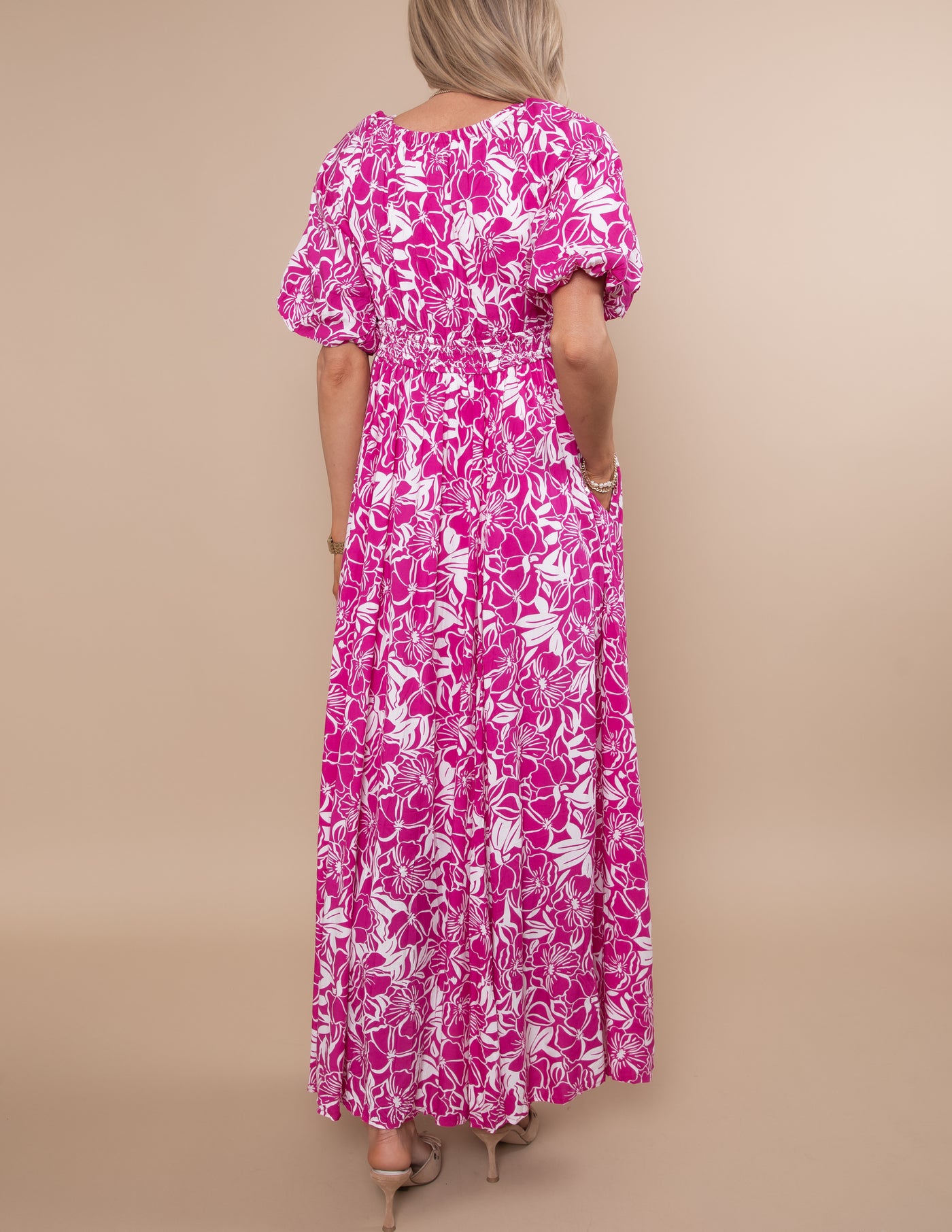 Resort Print Maxi Dress