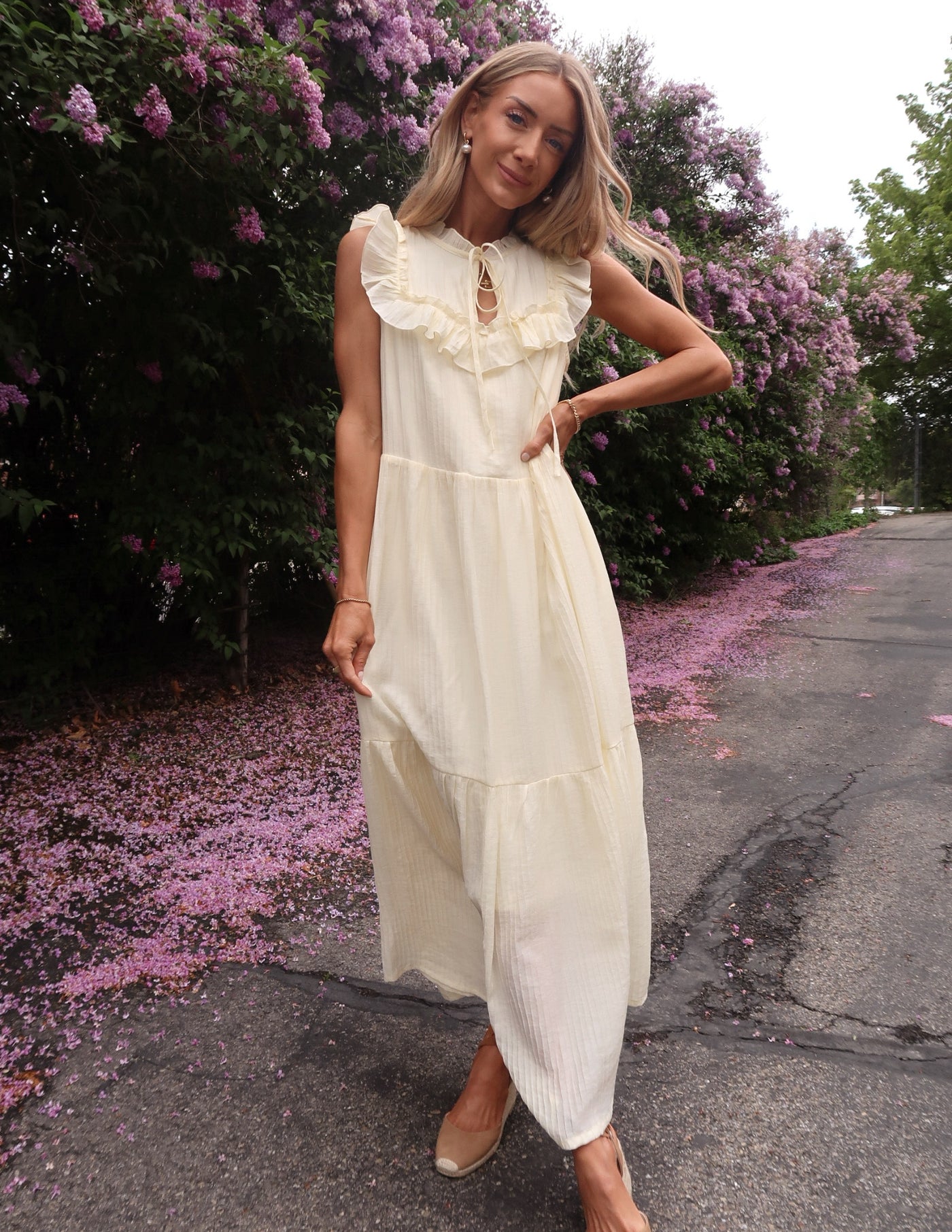 Jessica Ruffle Dress