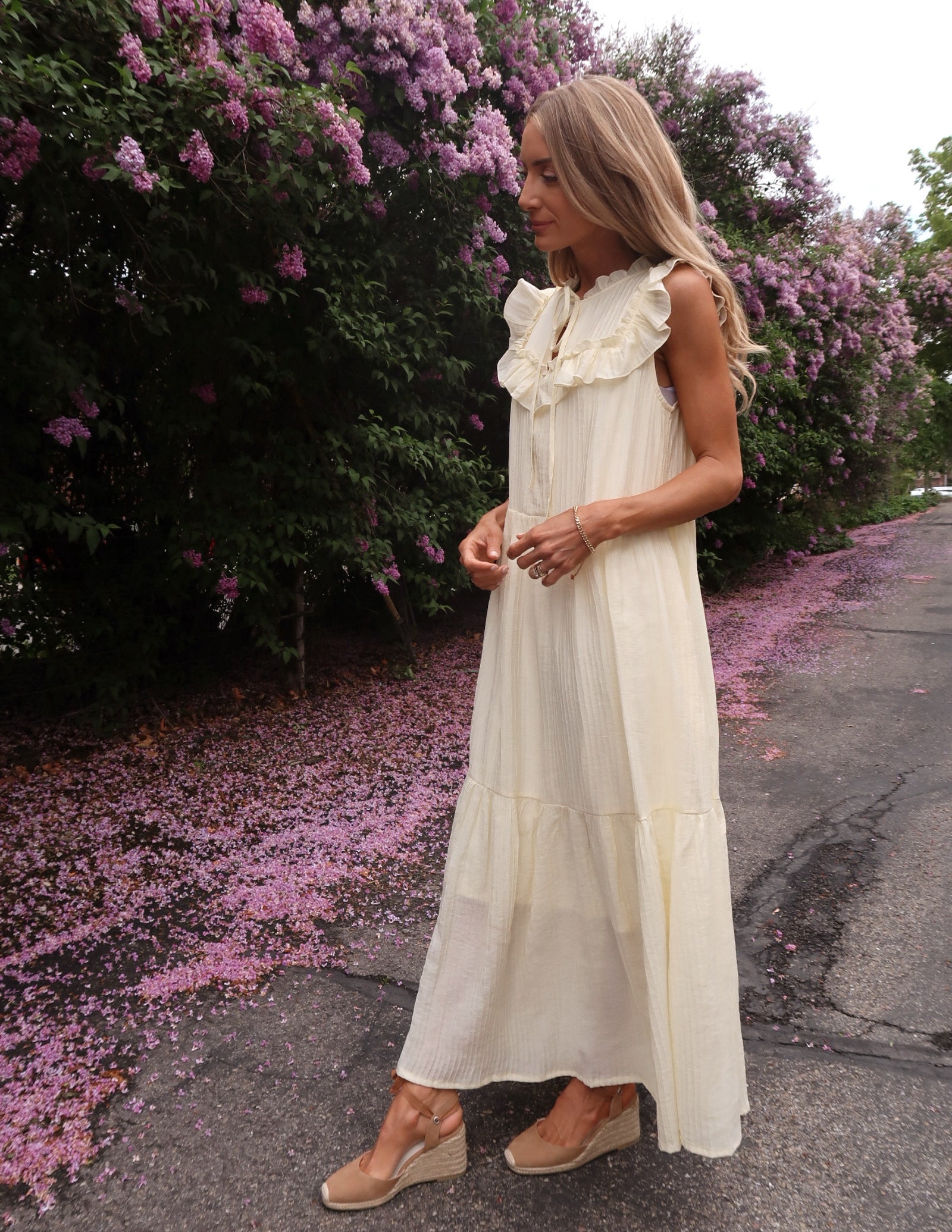 Jessica Ruffle Dress