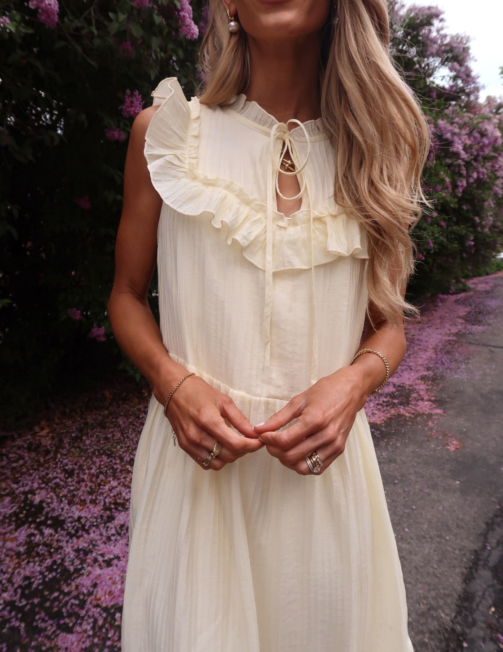 Jessica Ruffle Dress
