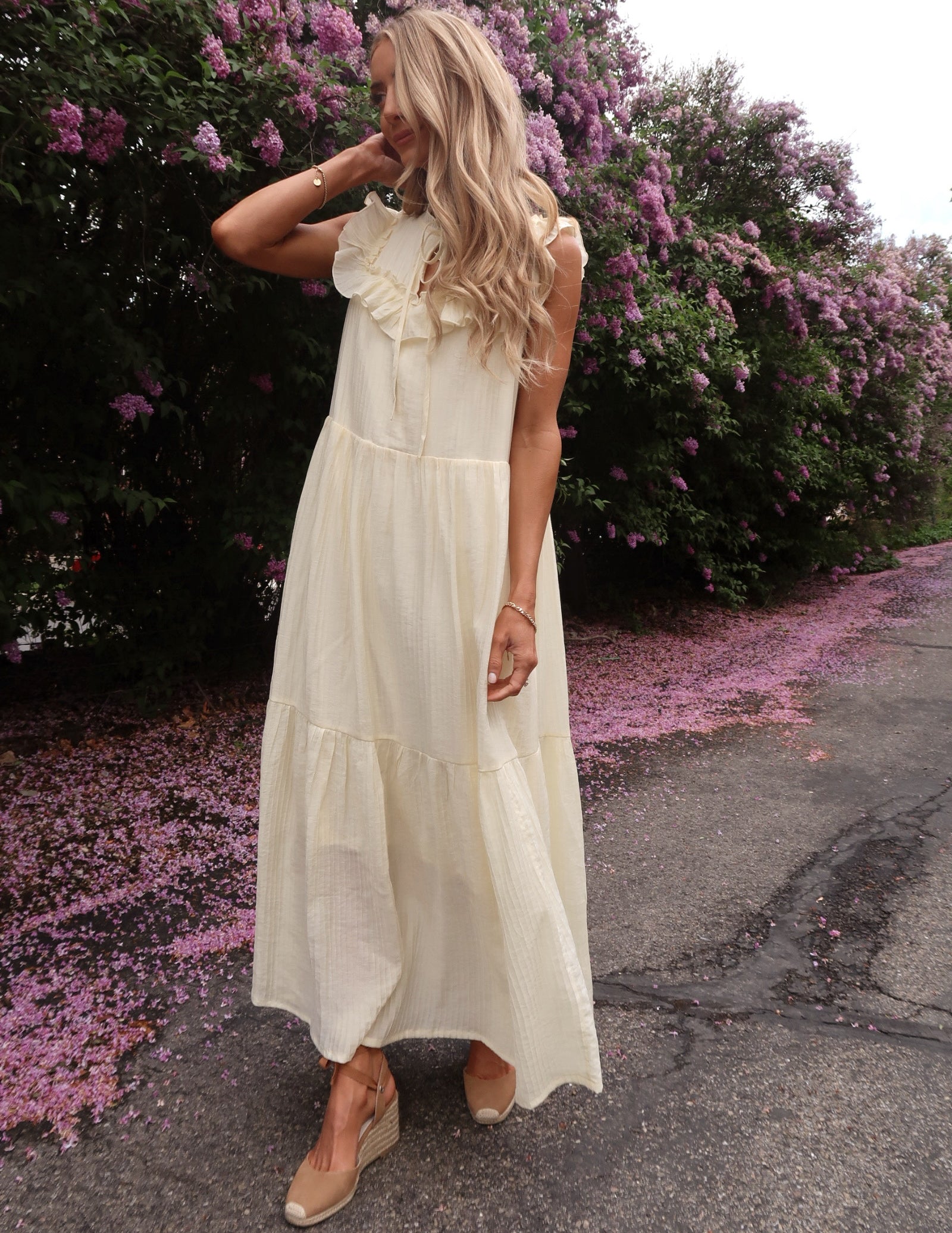 Jessica Ruffle Dress