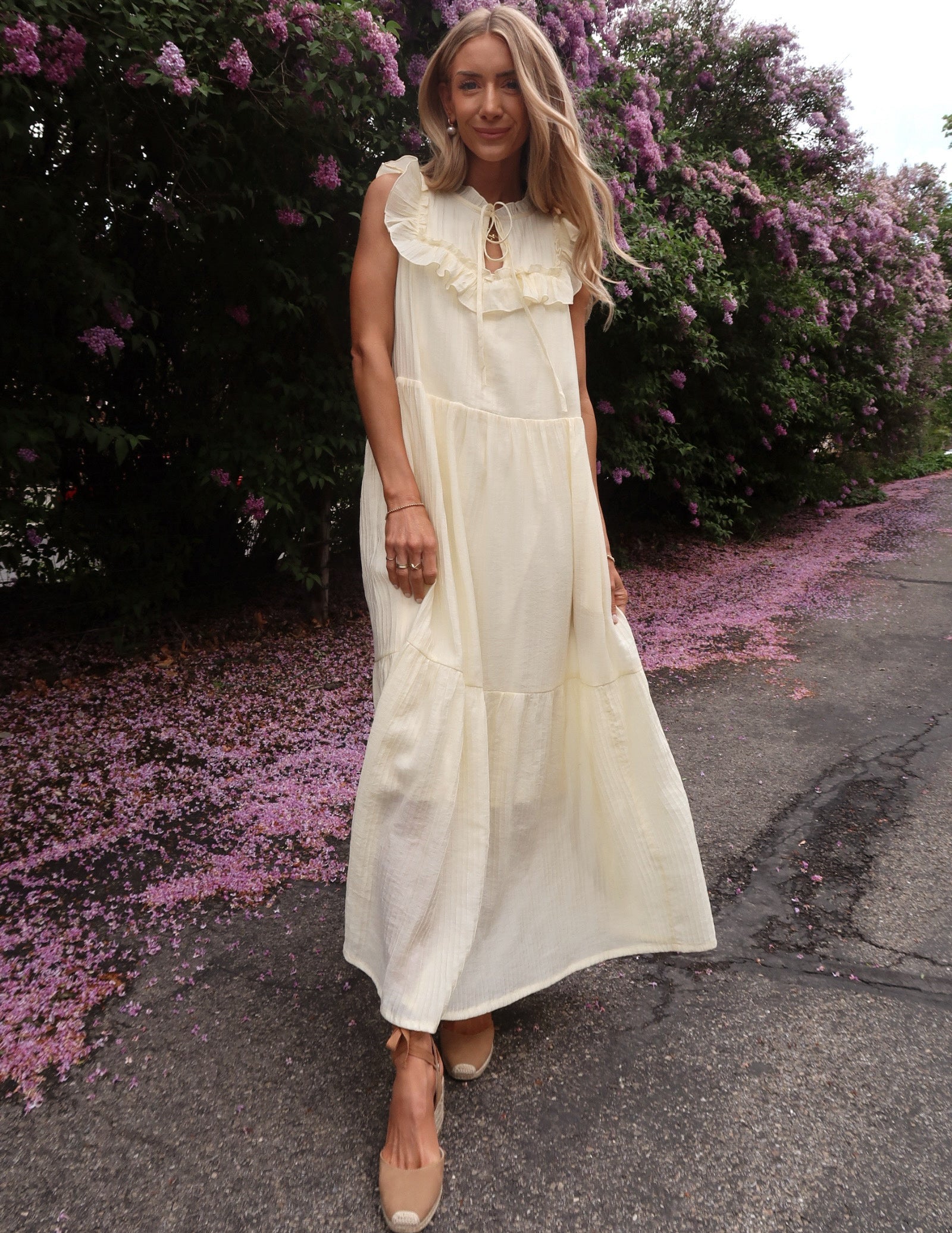 Jessica Ruffle Dress