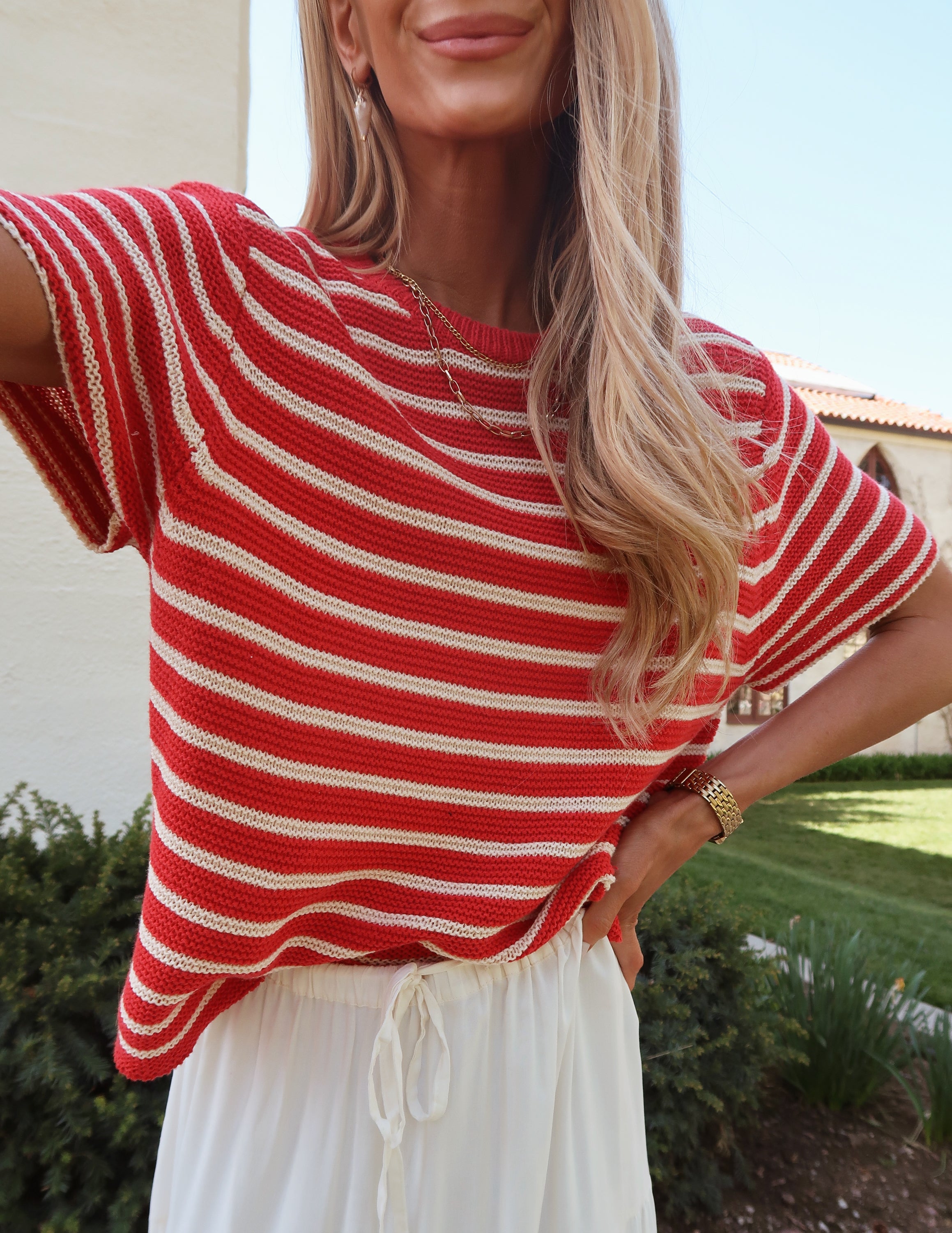 Maddi Striped Top