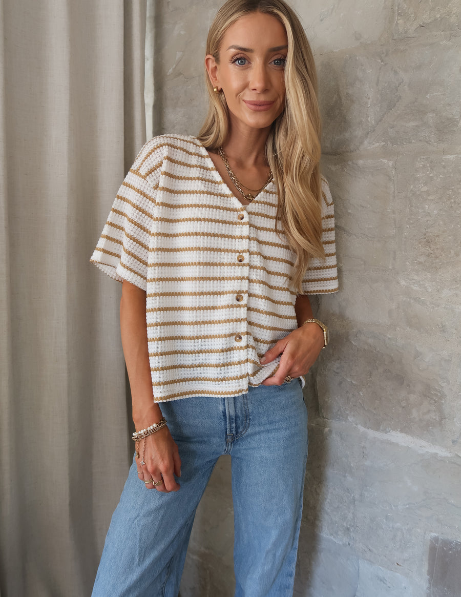Larisa Striped Top