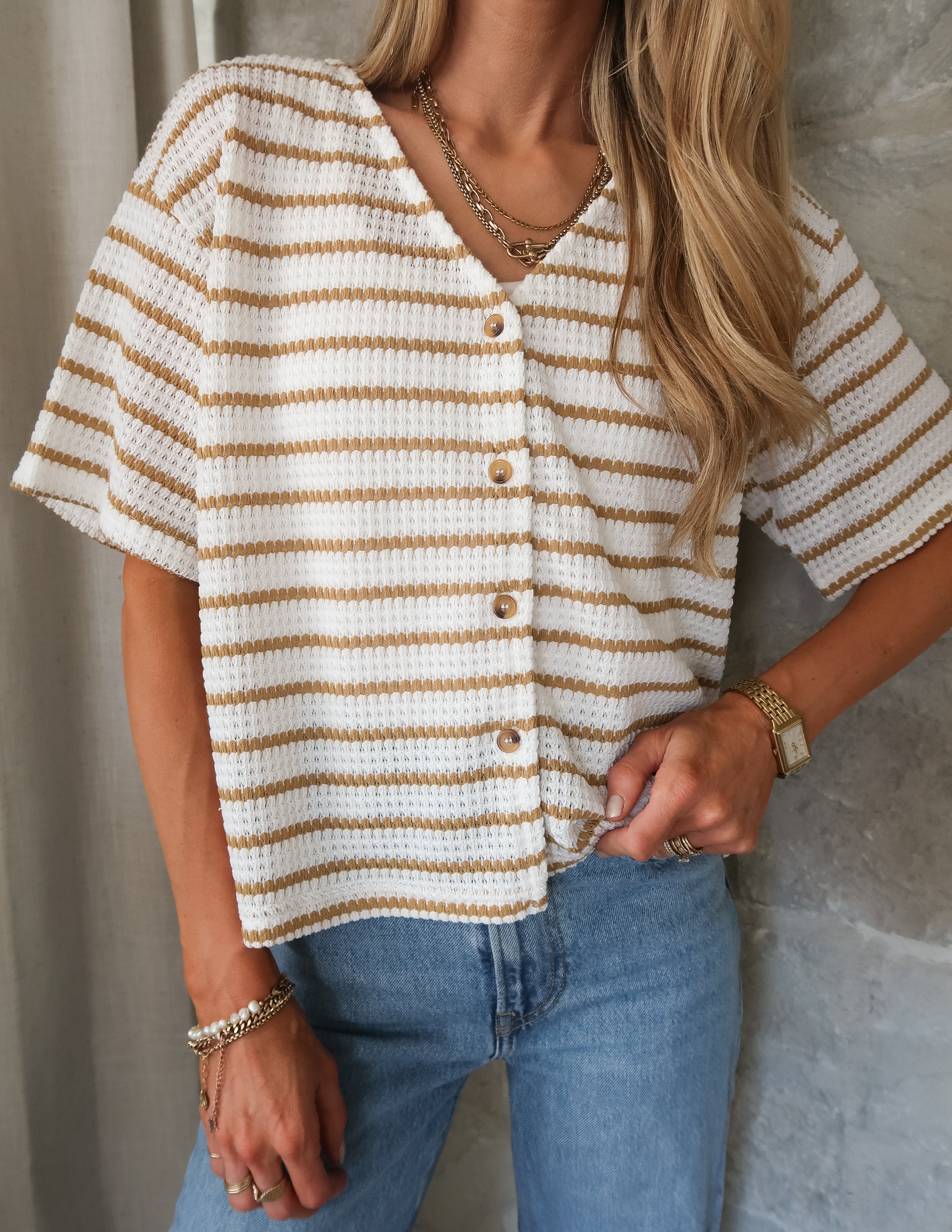 Larisa Striped Top