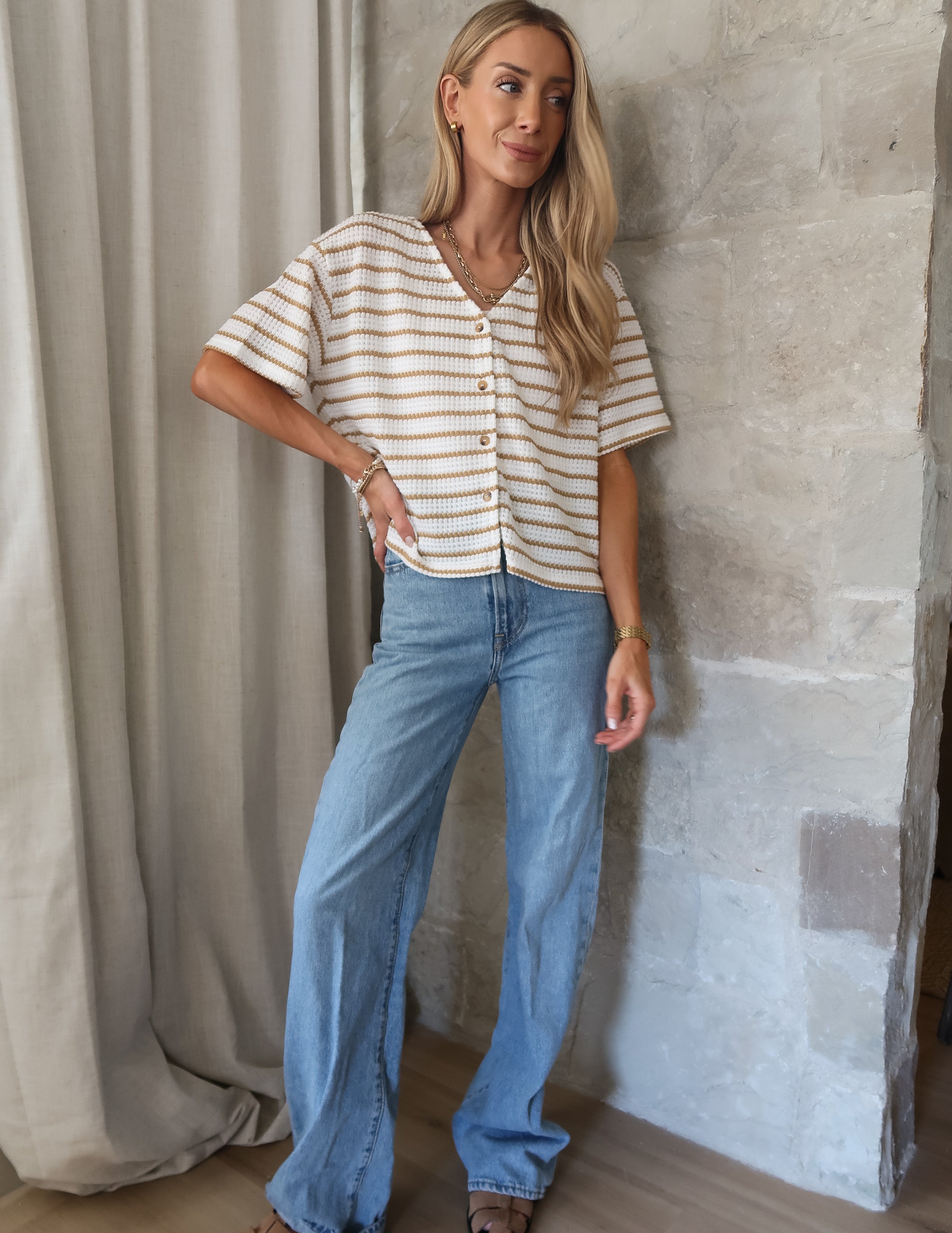 Larisa Striped Top