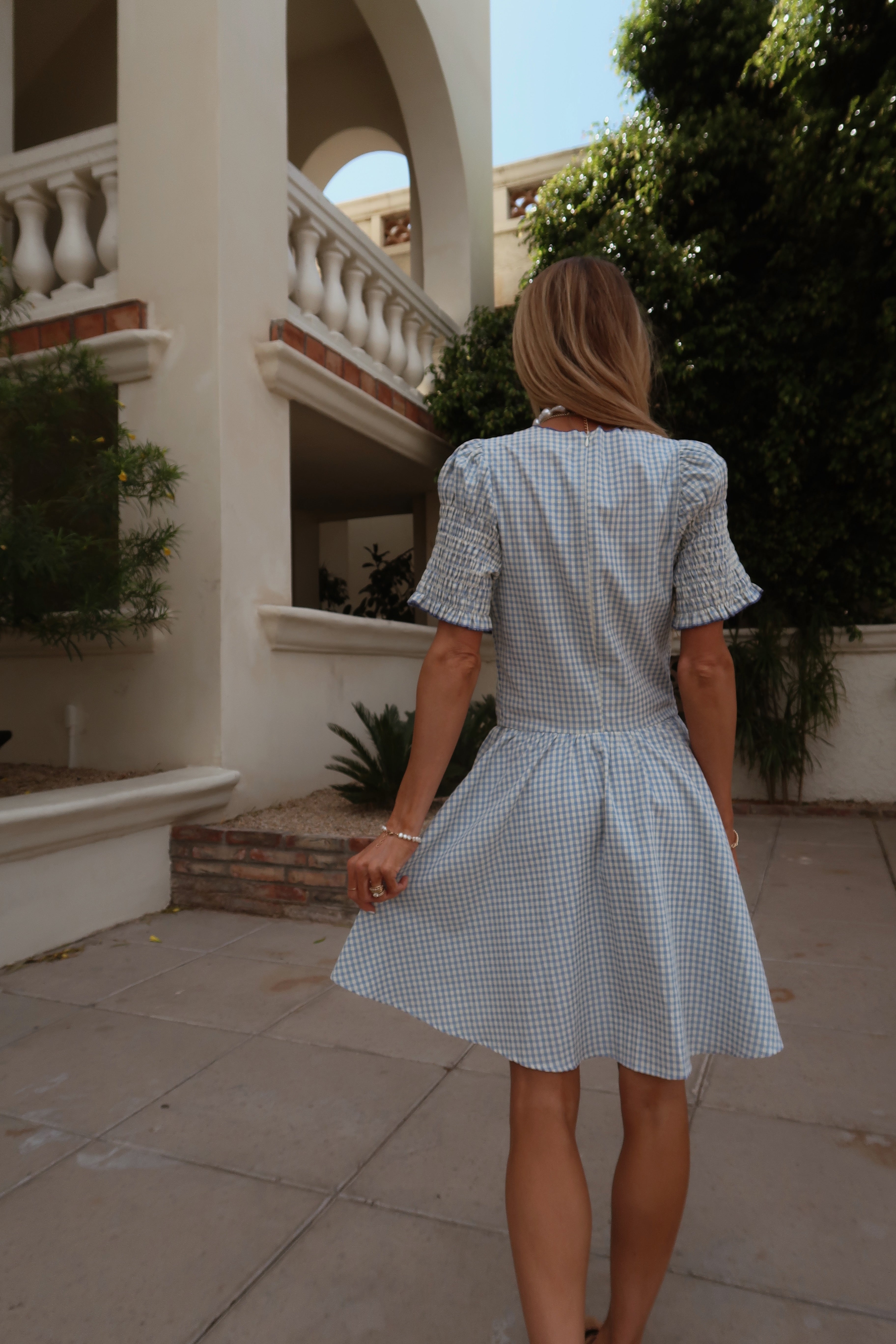 Cristina Gingham Dress