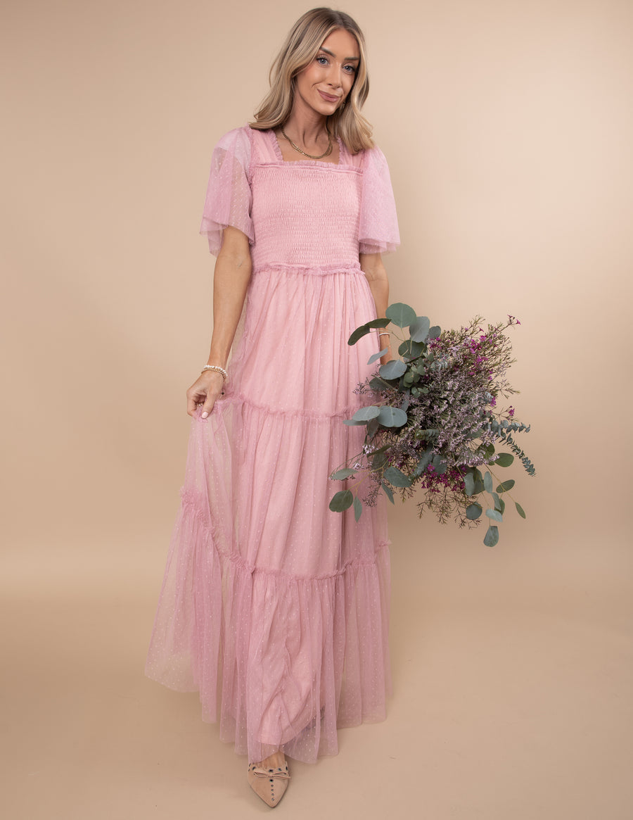Gwenyth Mesh Maxi Dress