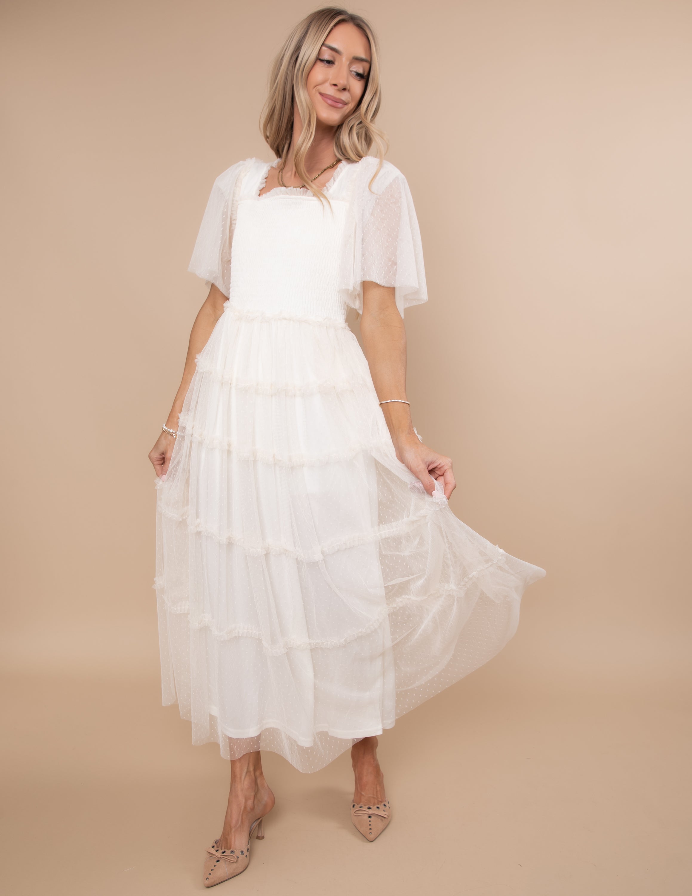 Helena Ruffled Dress · Shop Stevie