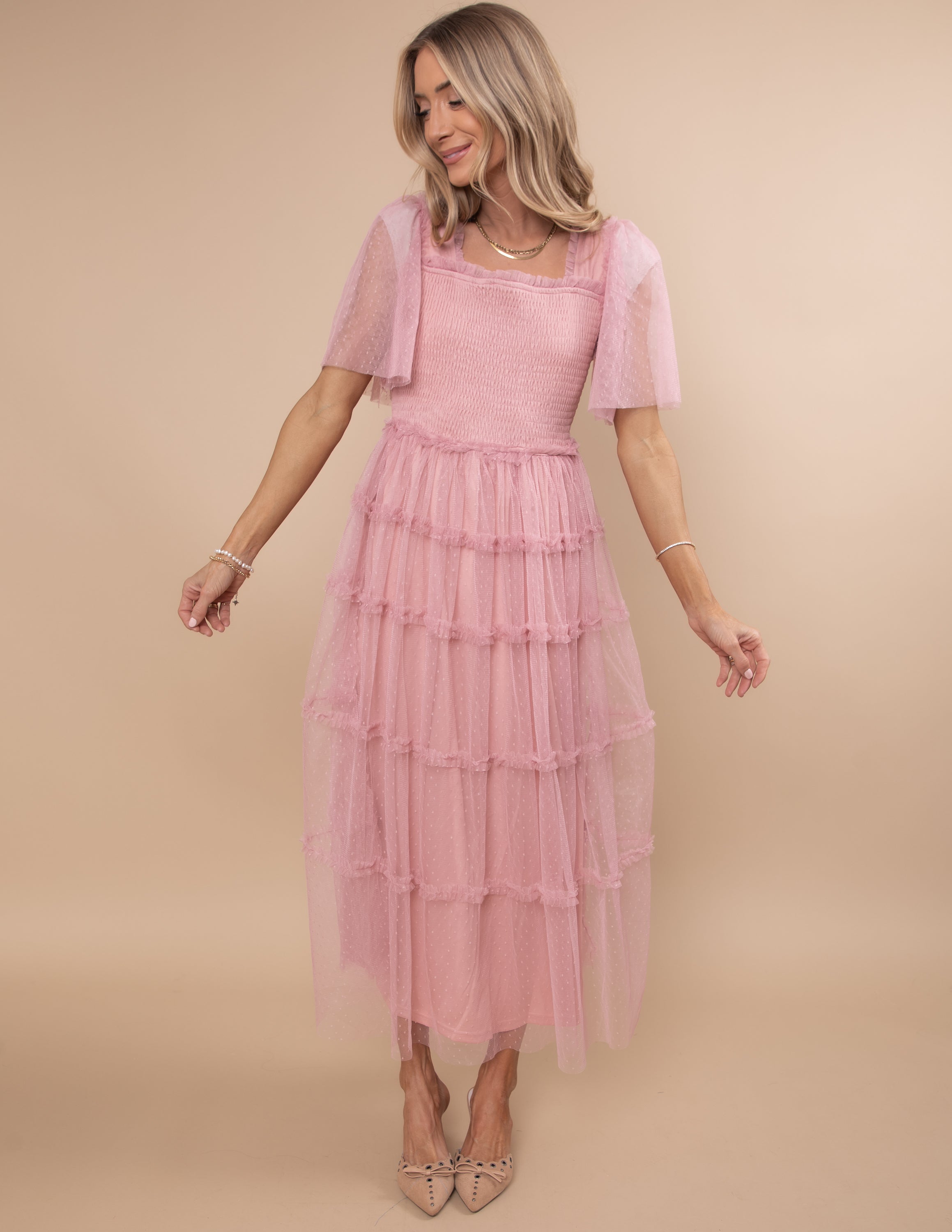 Helena Ruffled Dress · Shop Stevie