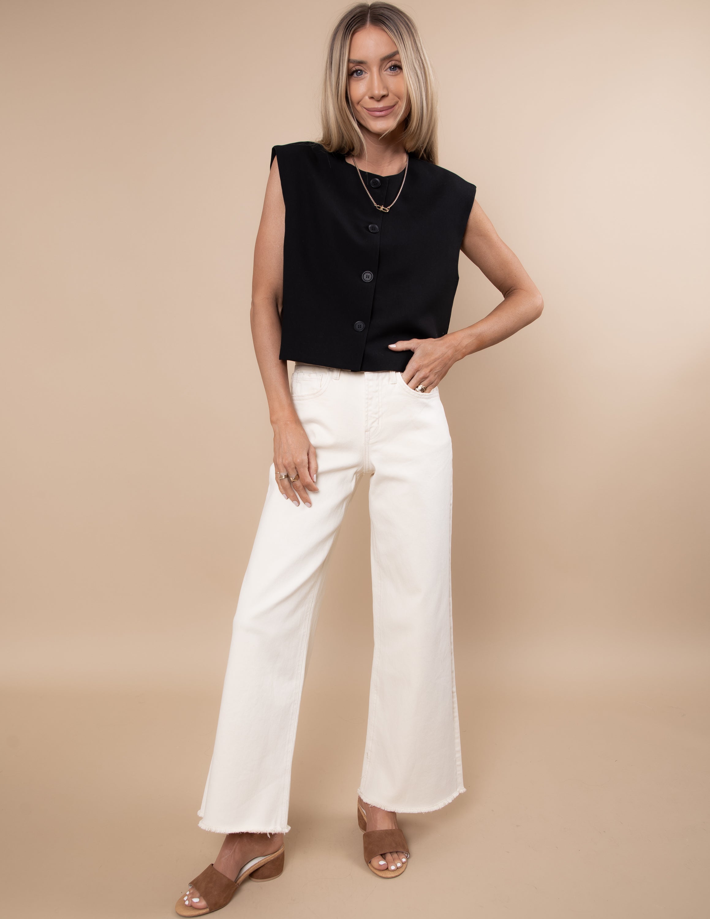 Maura Buttoned Vest