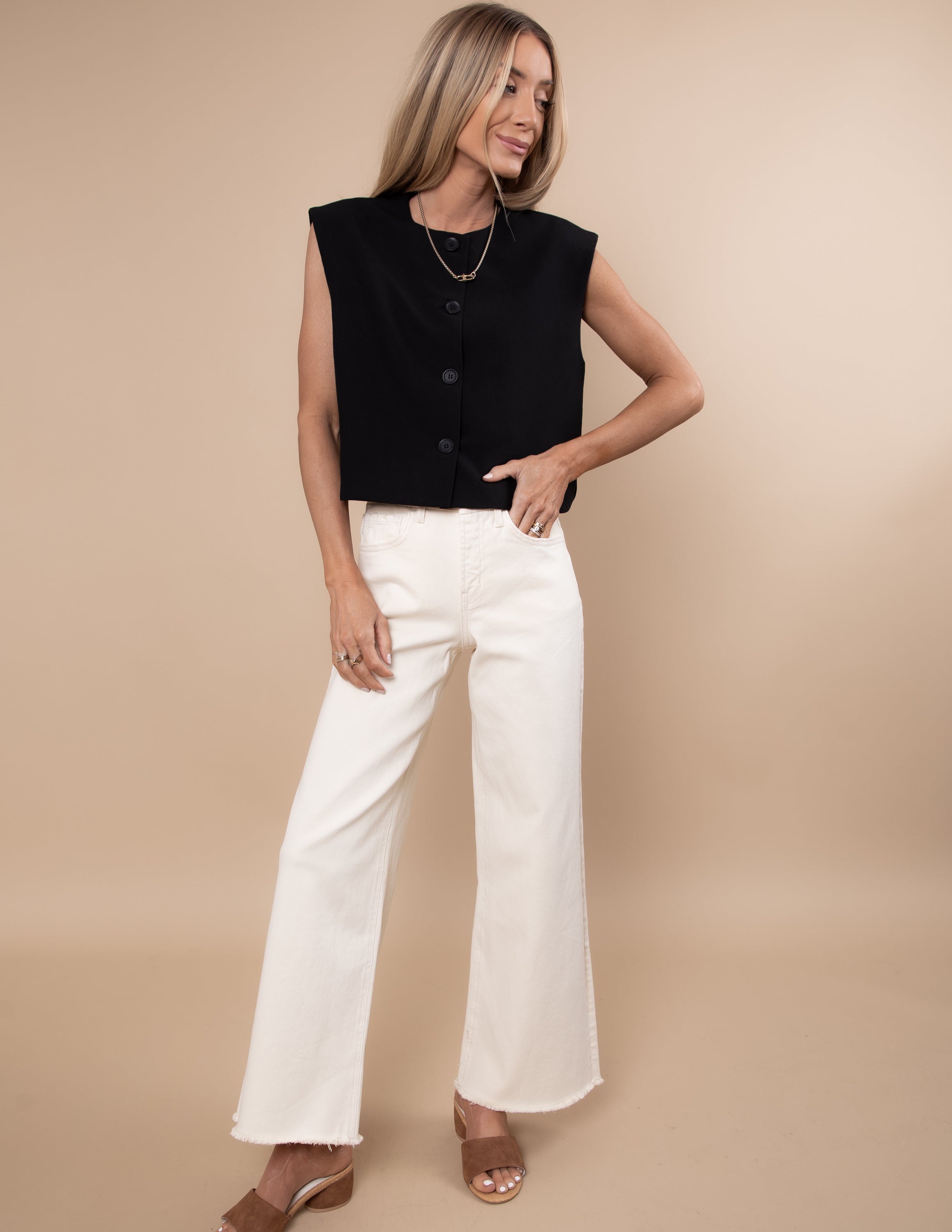 Maura Buttoned Vest