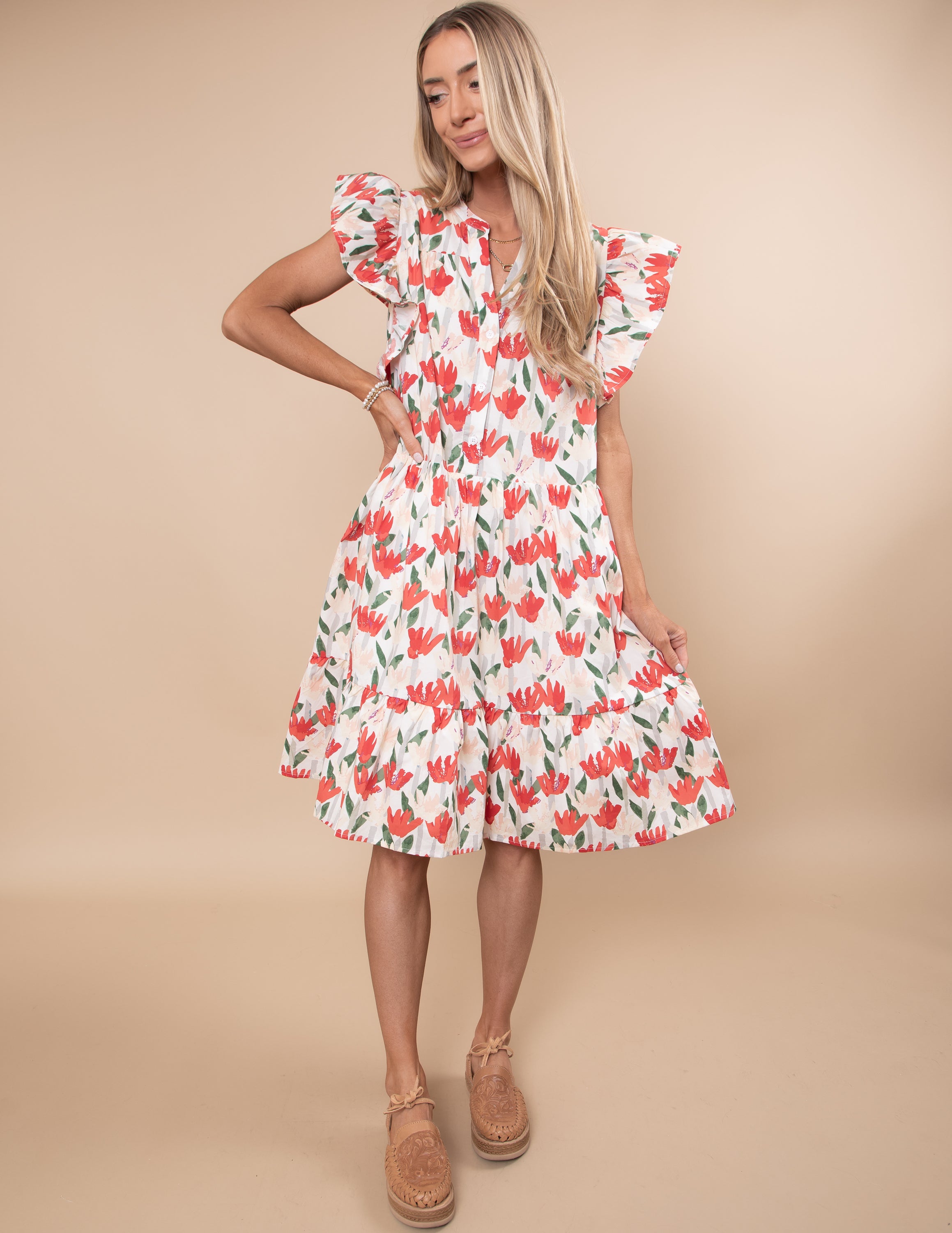 Marian Floral Dress