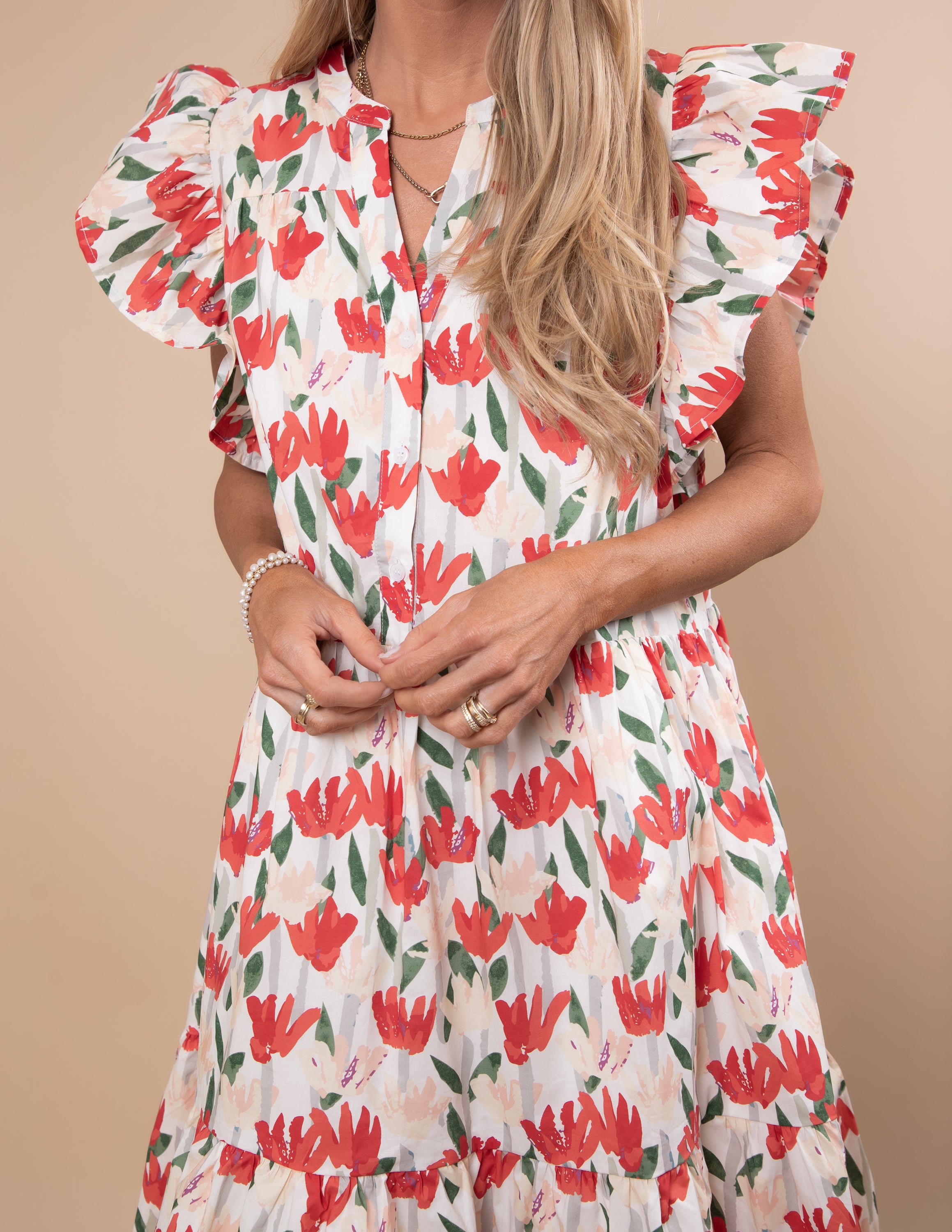 Marian Floral Dress