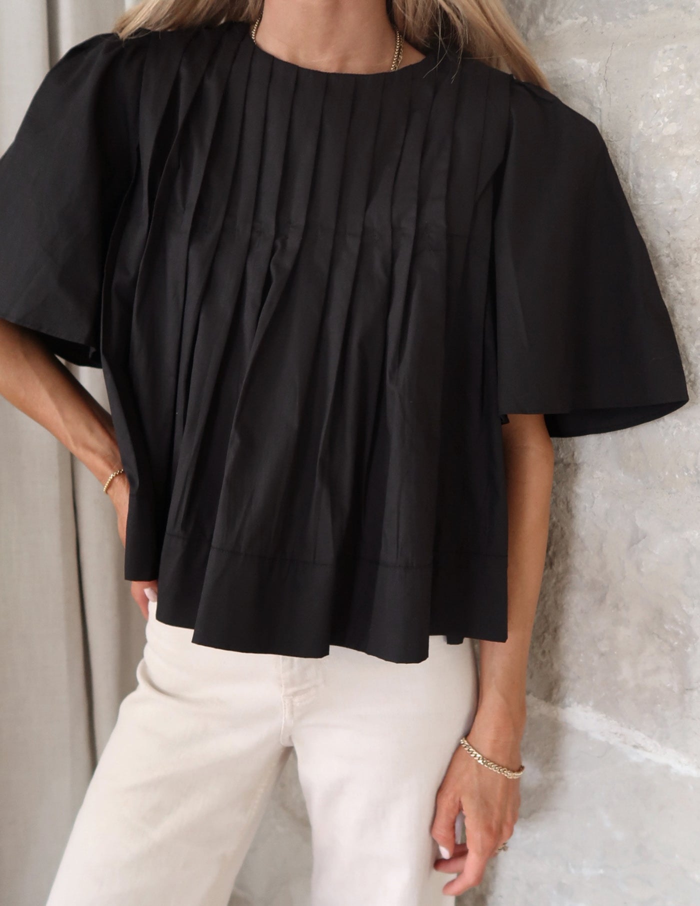 Jillan Pleated Top
