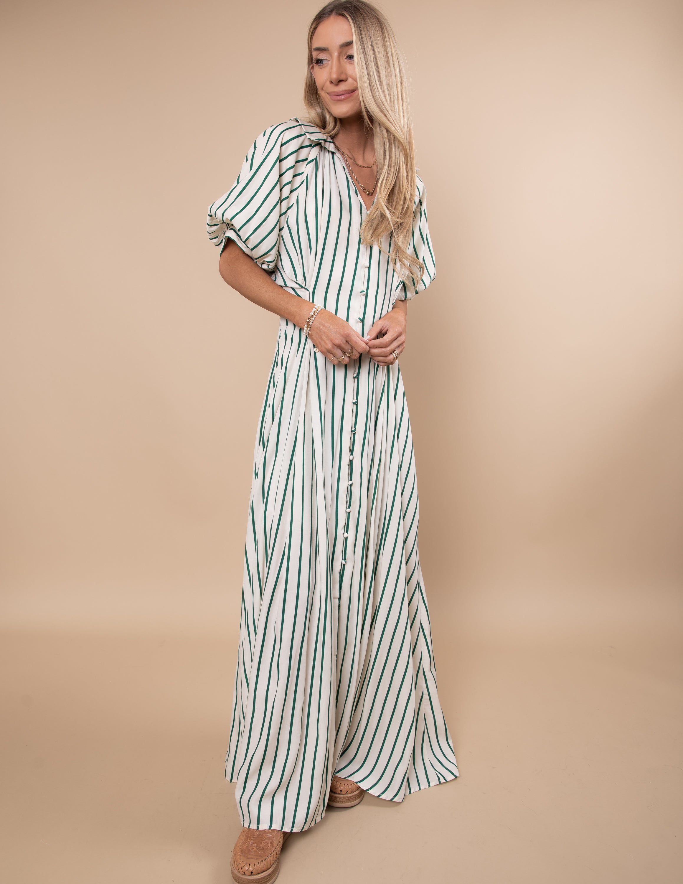 Diana Striped Maxi Dress