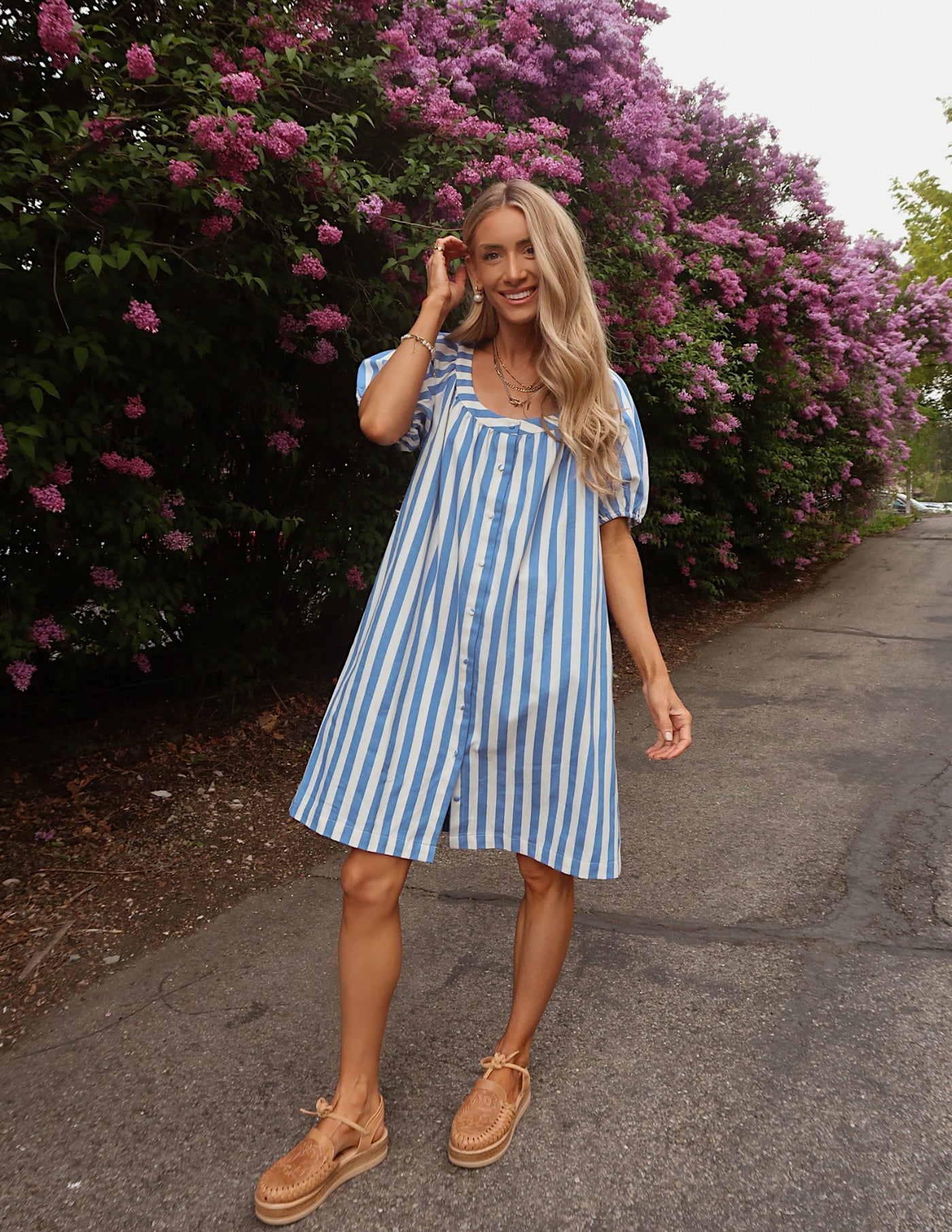 Tori Striped Dress