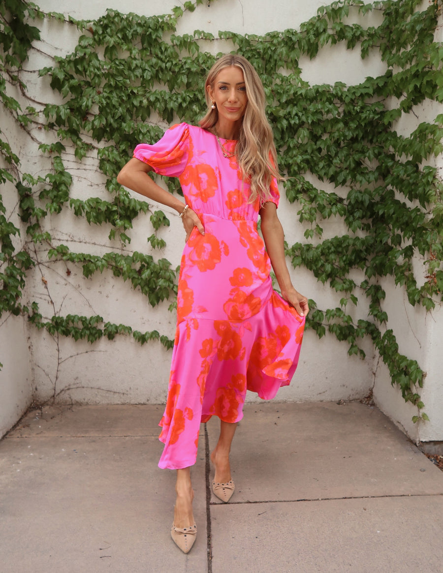 Lailah Floral Asymmetrical Dress