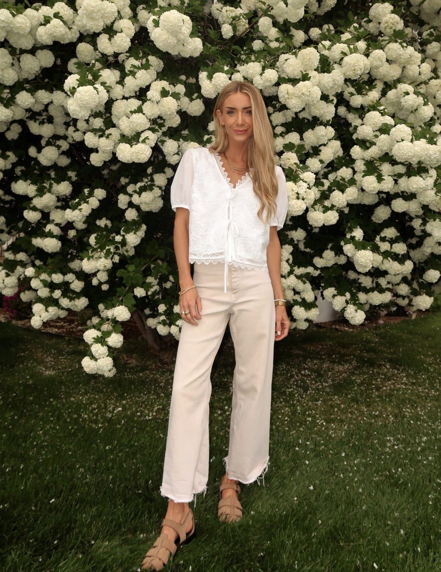Vashti Floral Lace Top