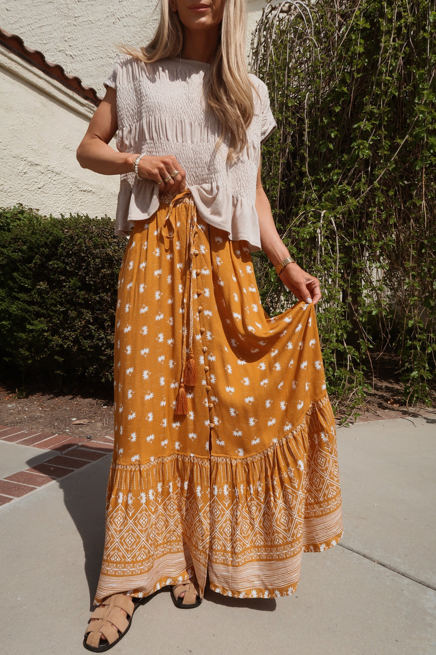 Boho Maxi Skirt