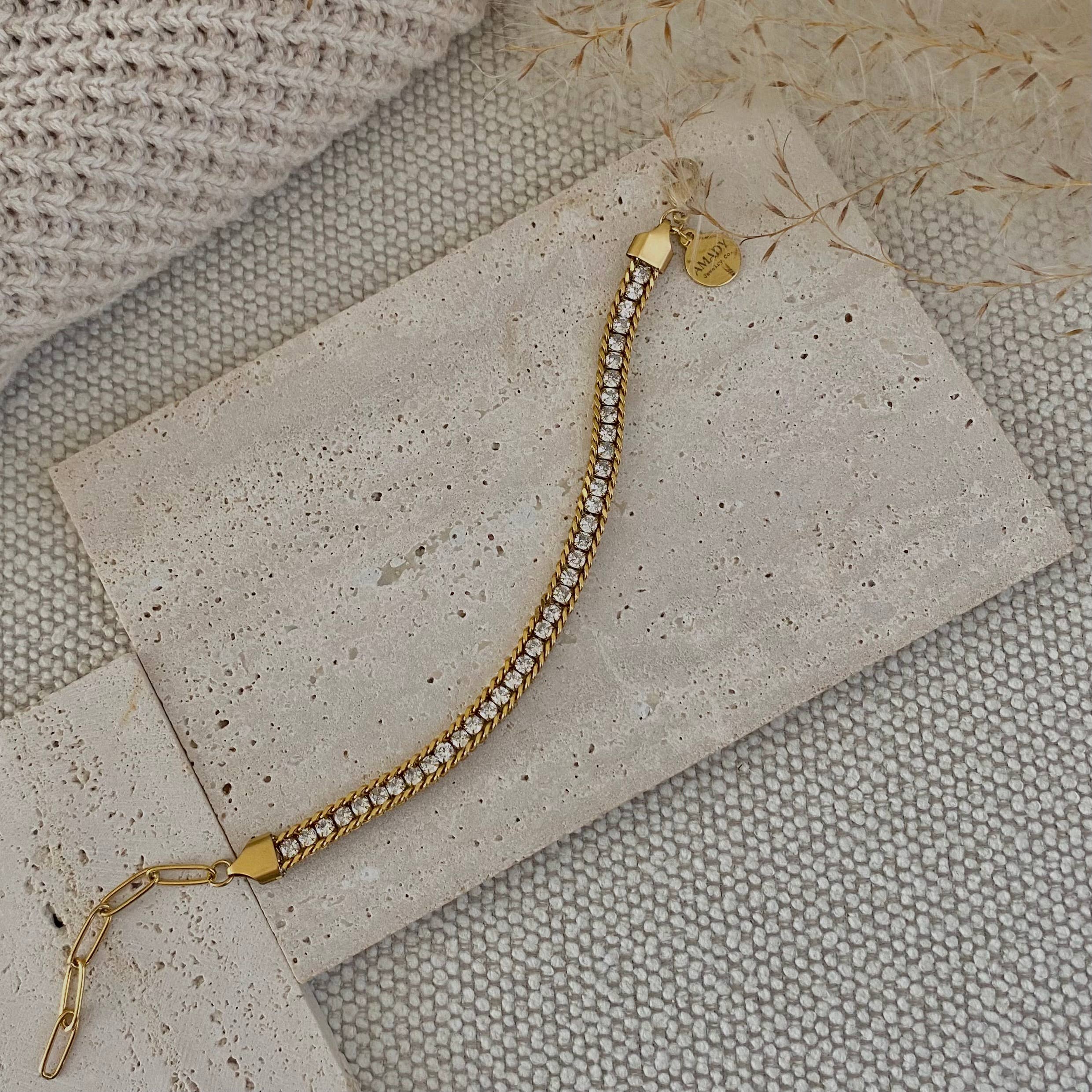 Sparked in Love Tennis Bracelet
