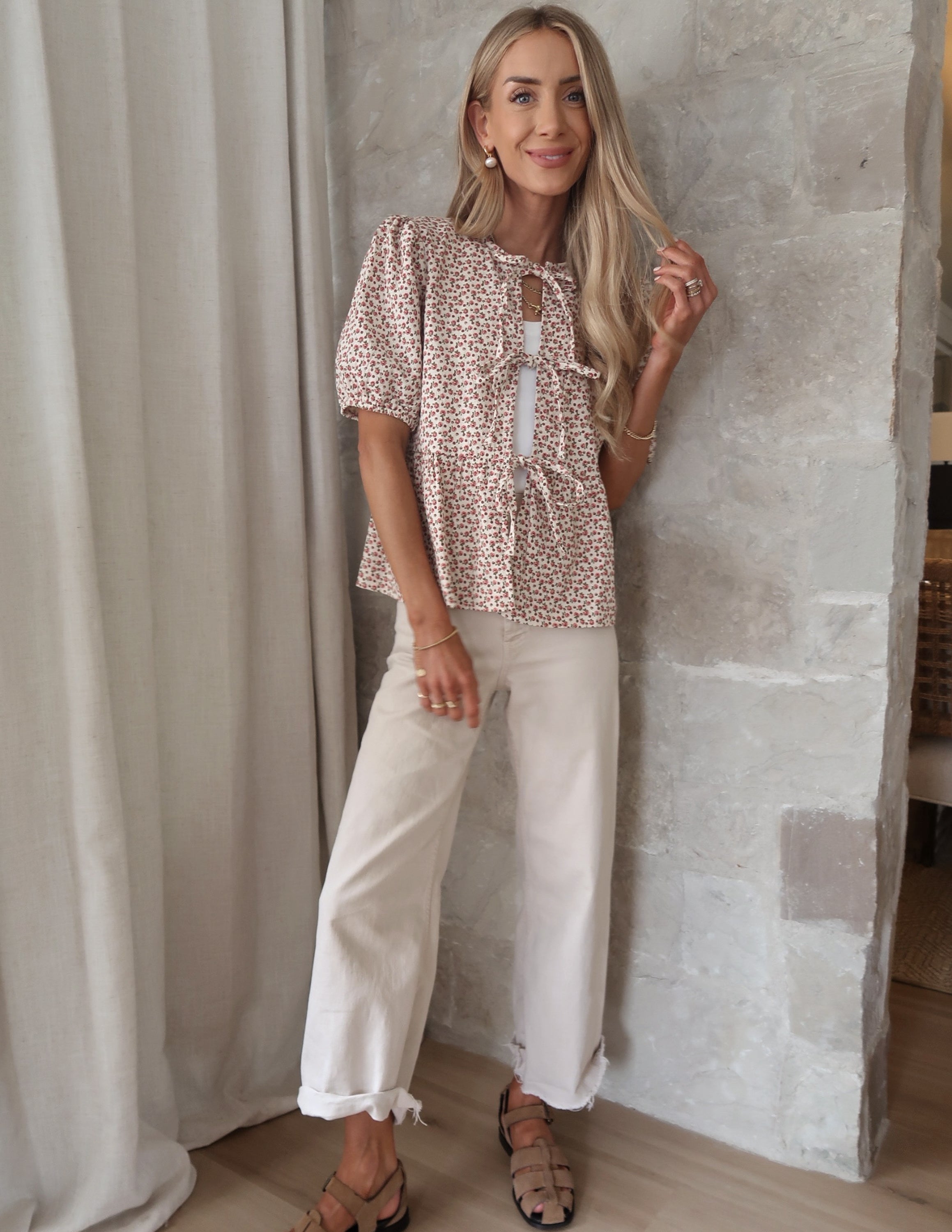 Zandra Peplum Top