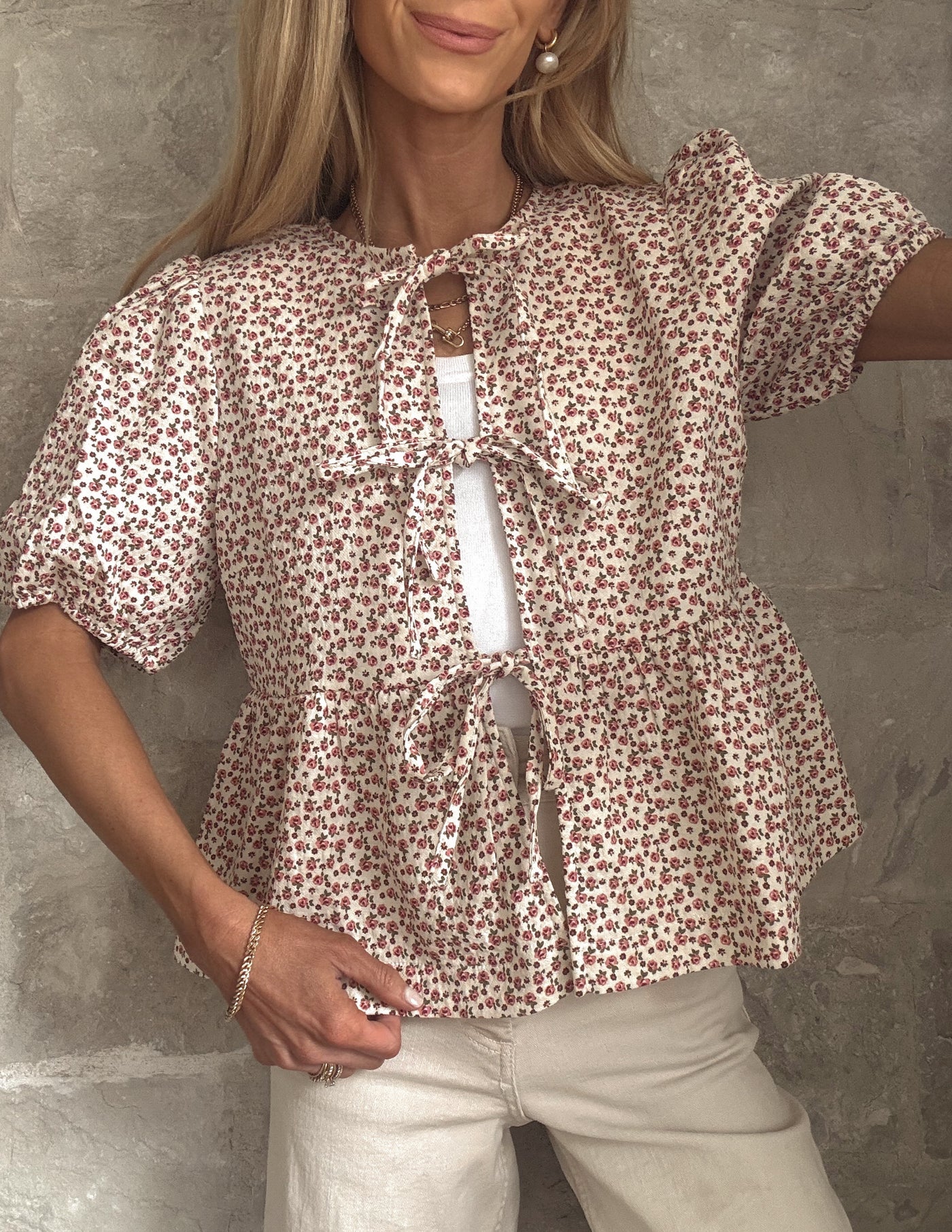 Zandra Peplum Top