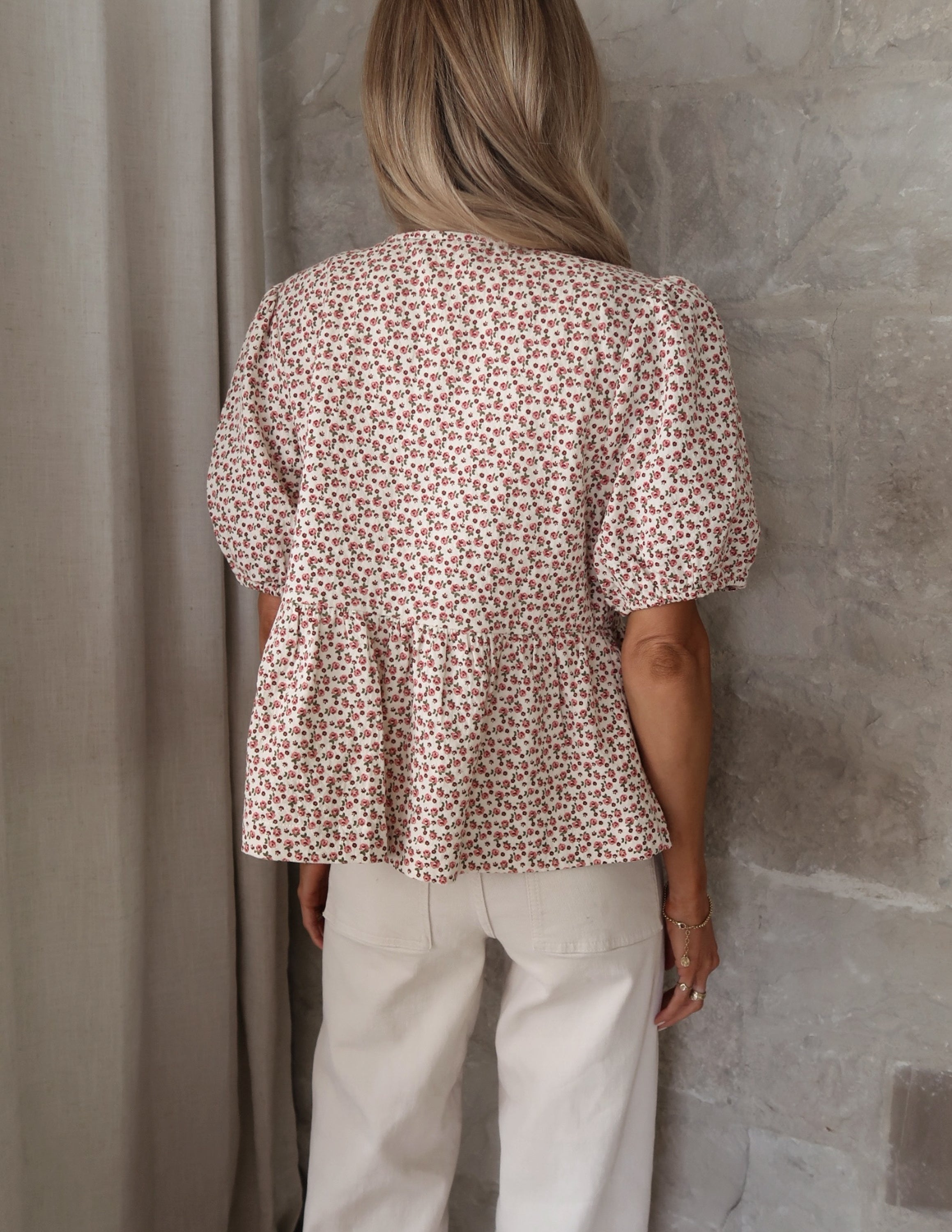 Zandra Peplum Top