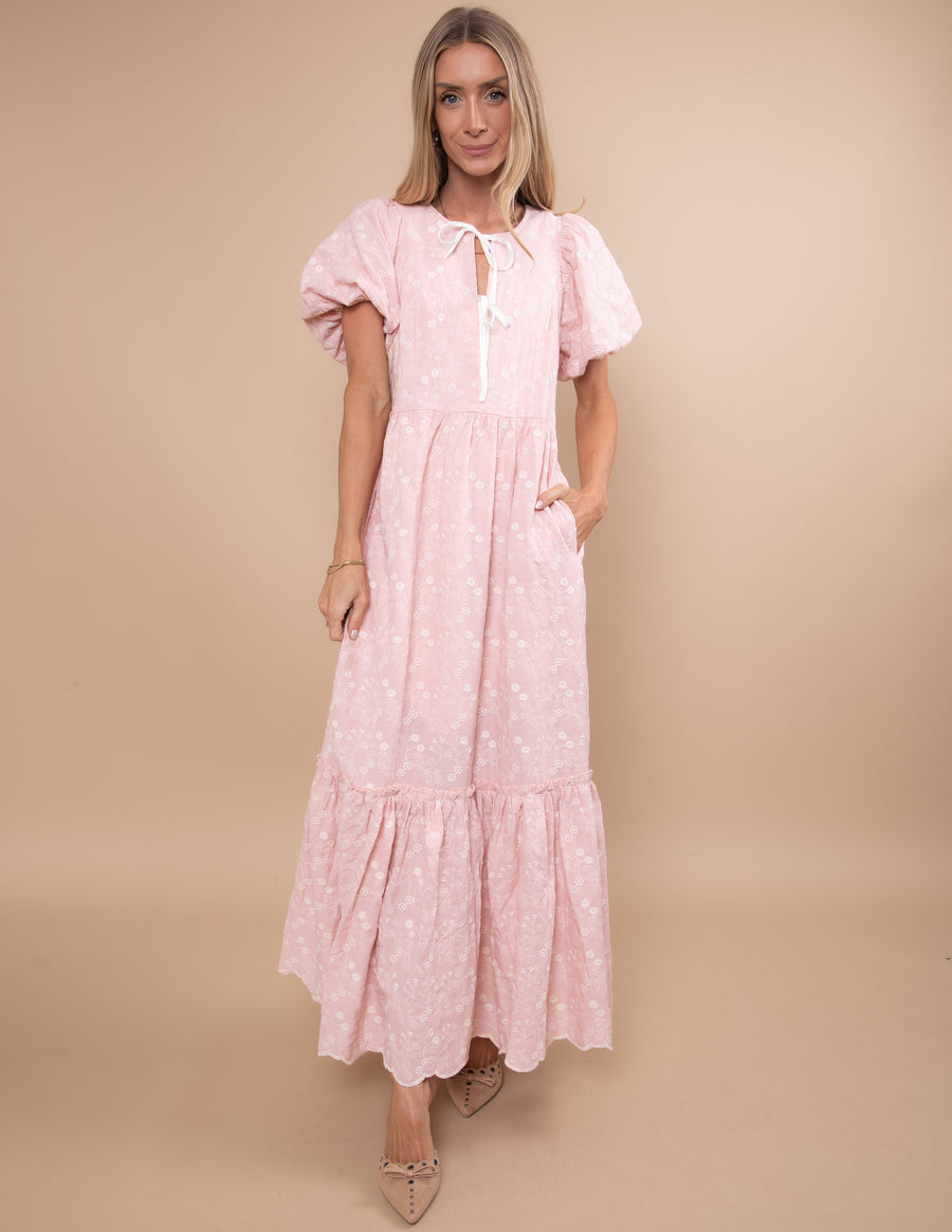 Finley Floral Embroidered Dress