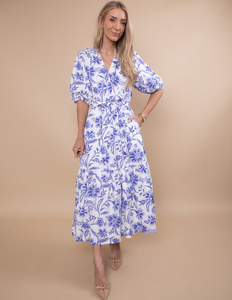 Stewart Floral Midi Dress