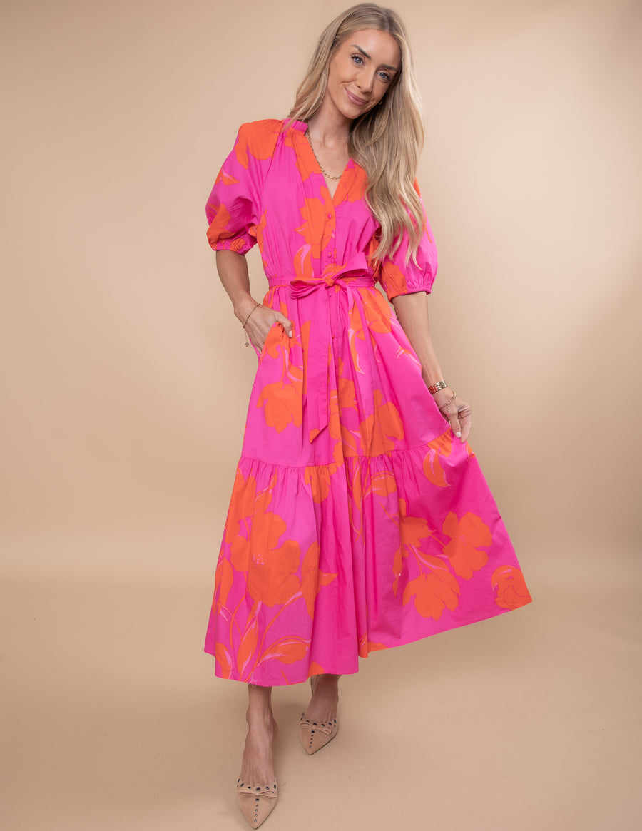 Gisela Floral Tiered Dress