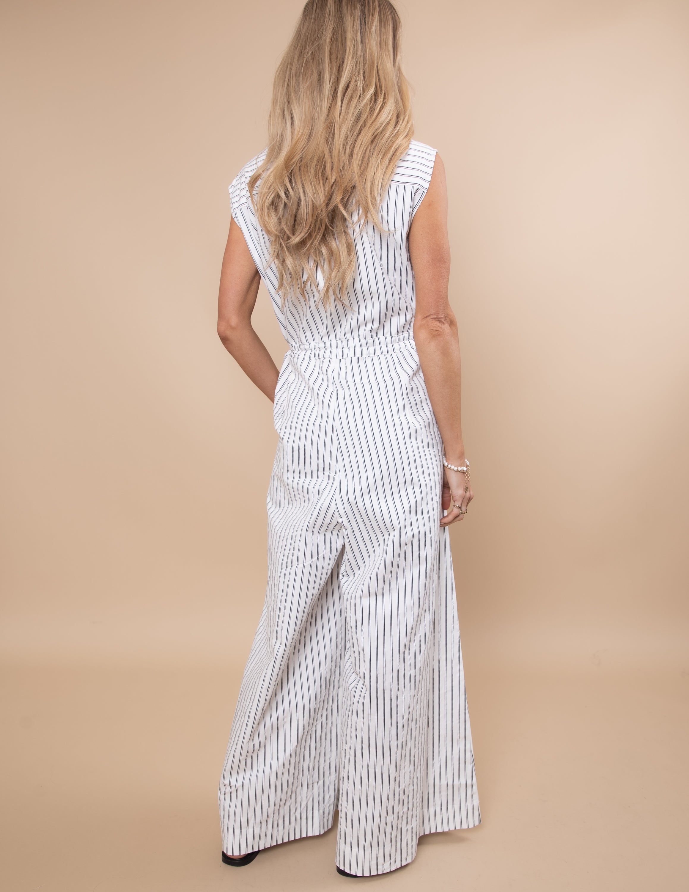Demi Striped Jumpsuit