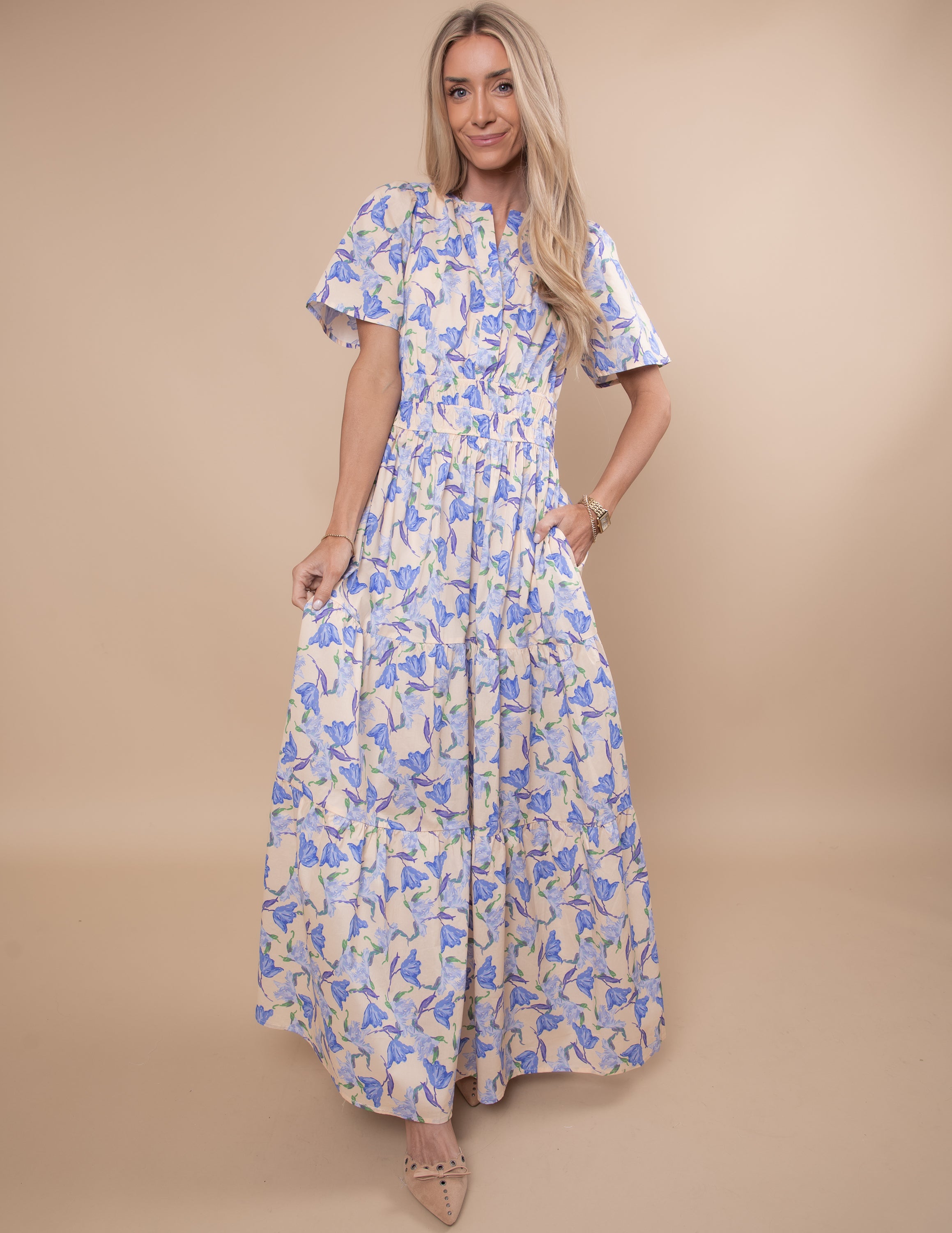 Jack Floral Tiered Dress