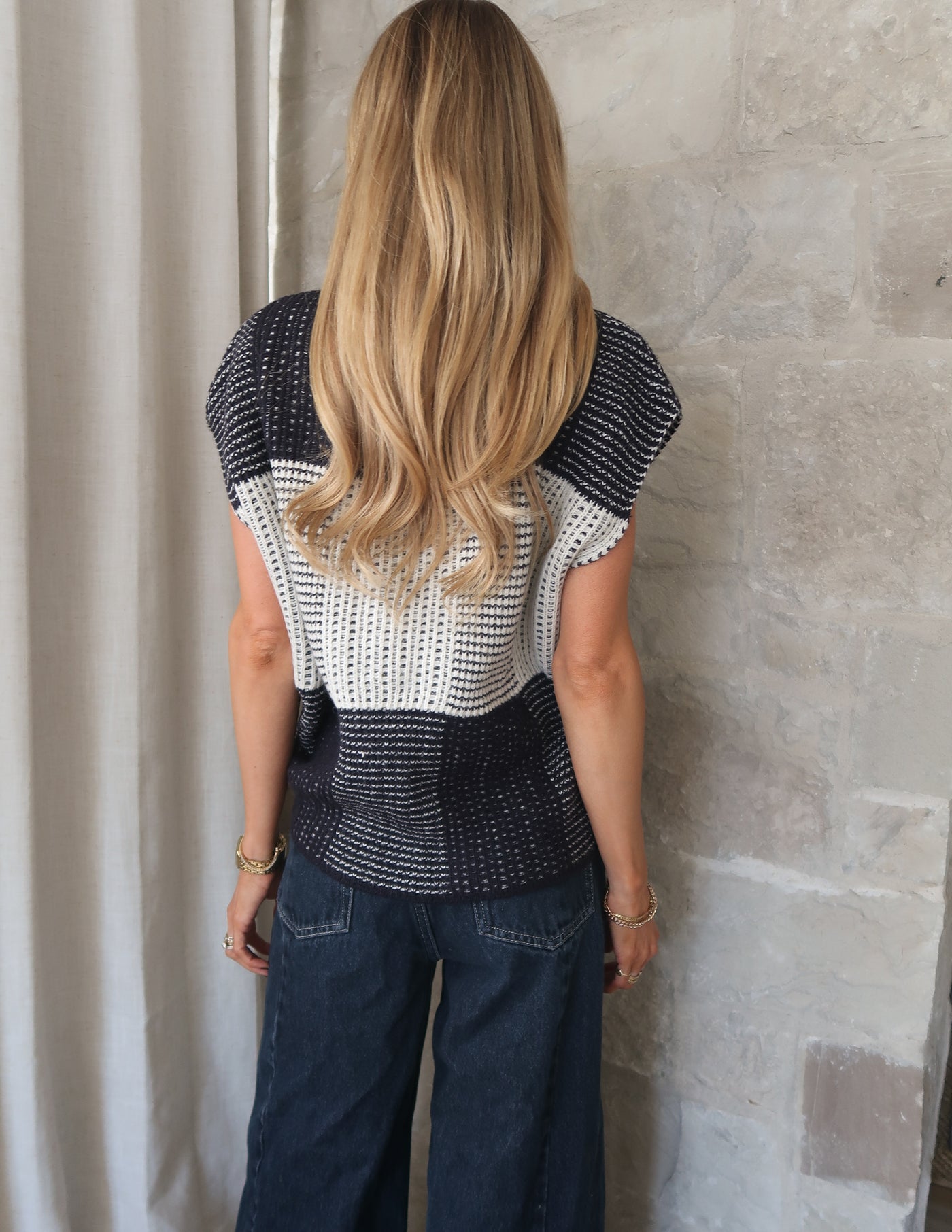 Checkmate Knit Top