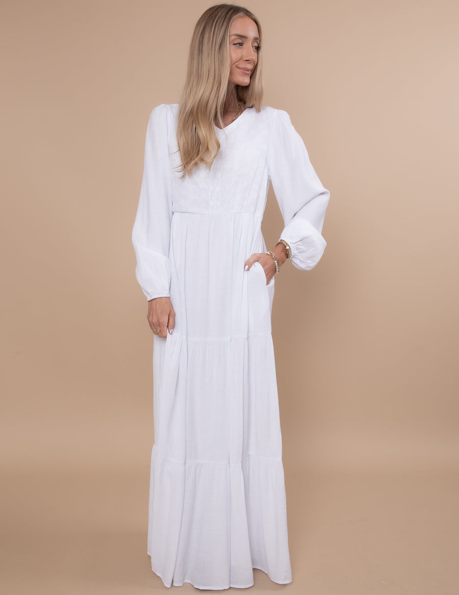 Divinity Embroidered Temple Dress