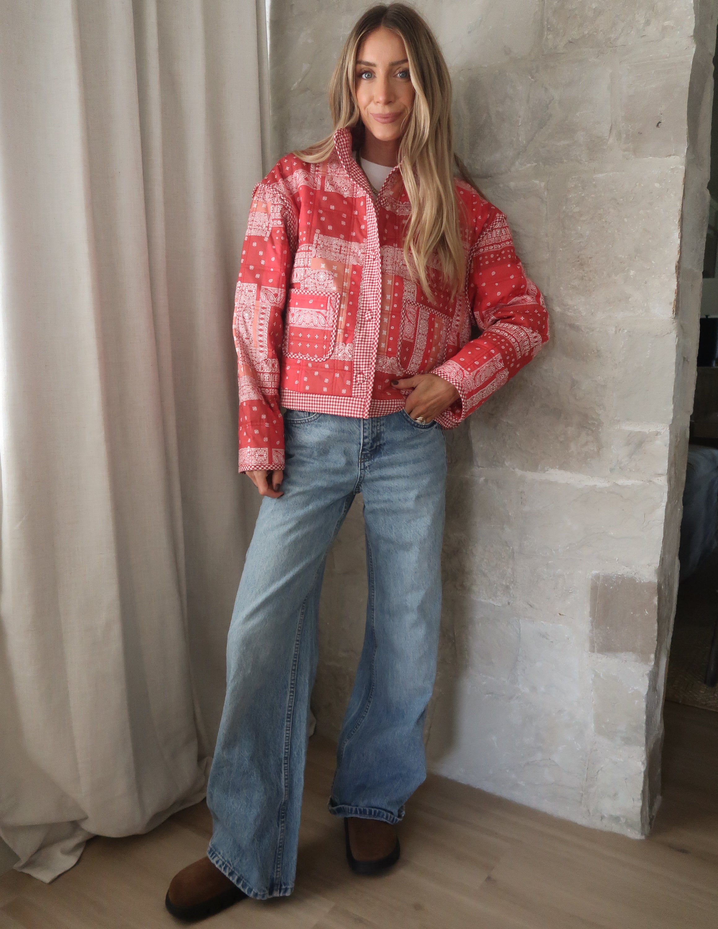 Paloma Bandana Quilted Jacket
