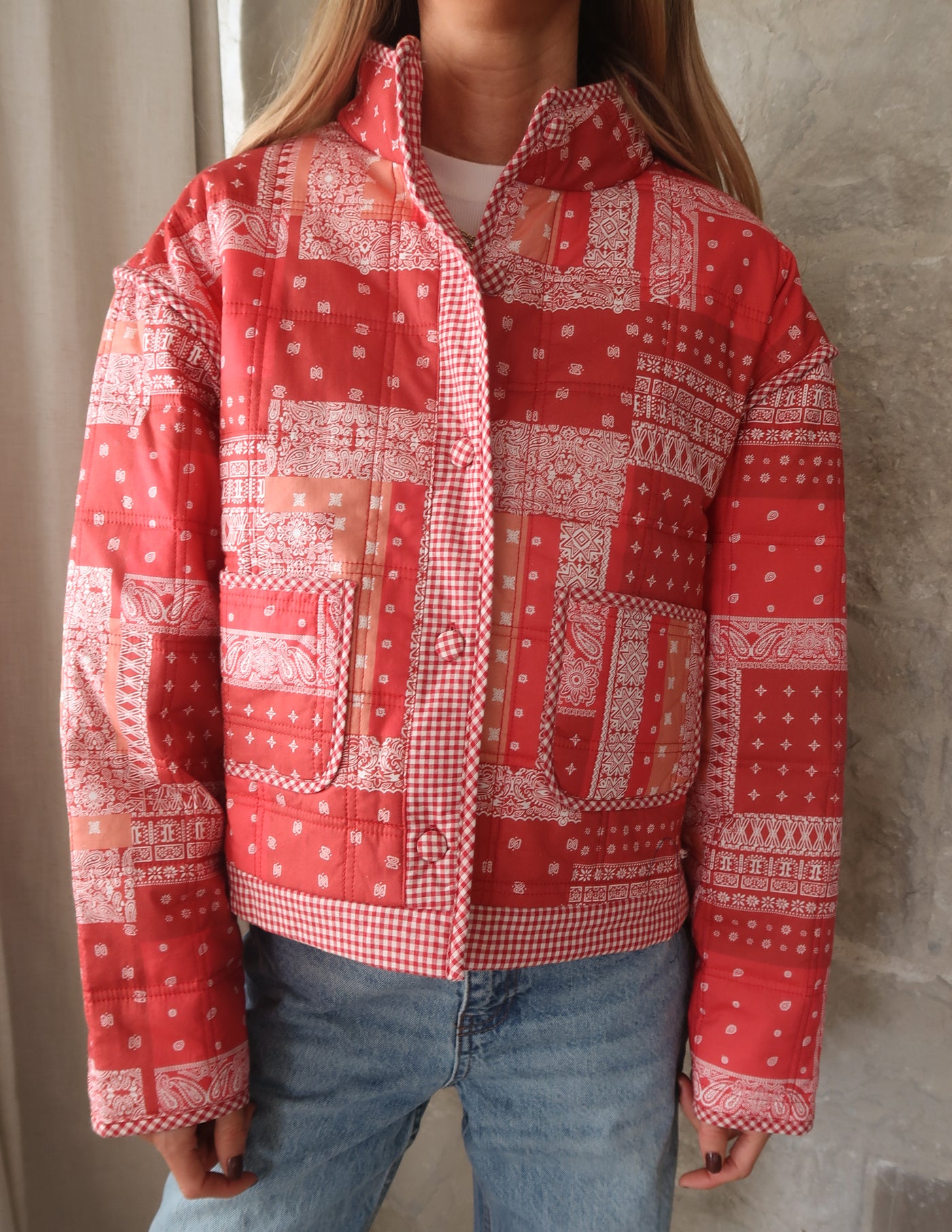 Paloma Bandana Quilted Jacket