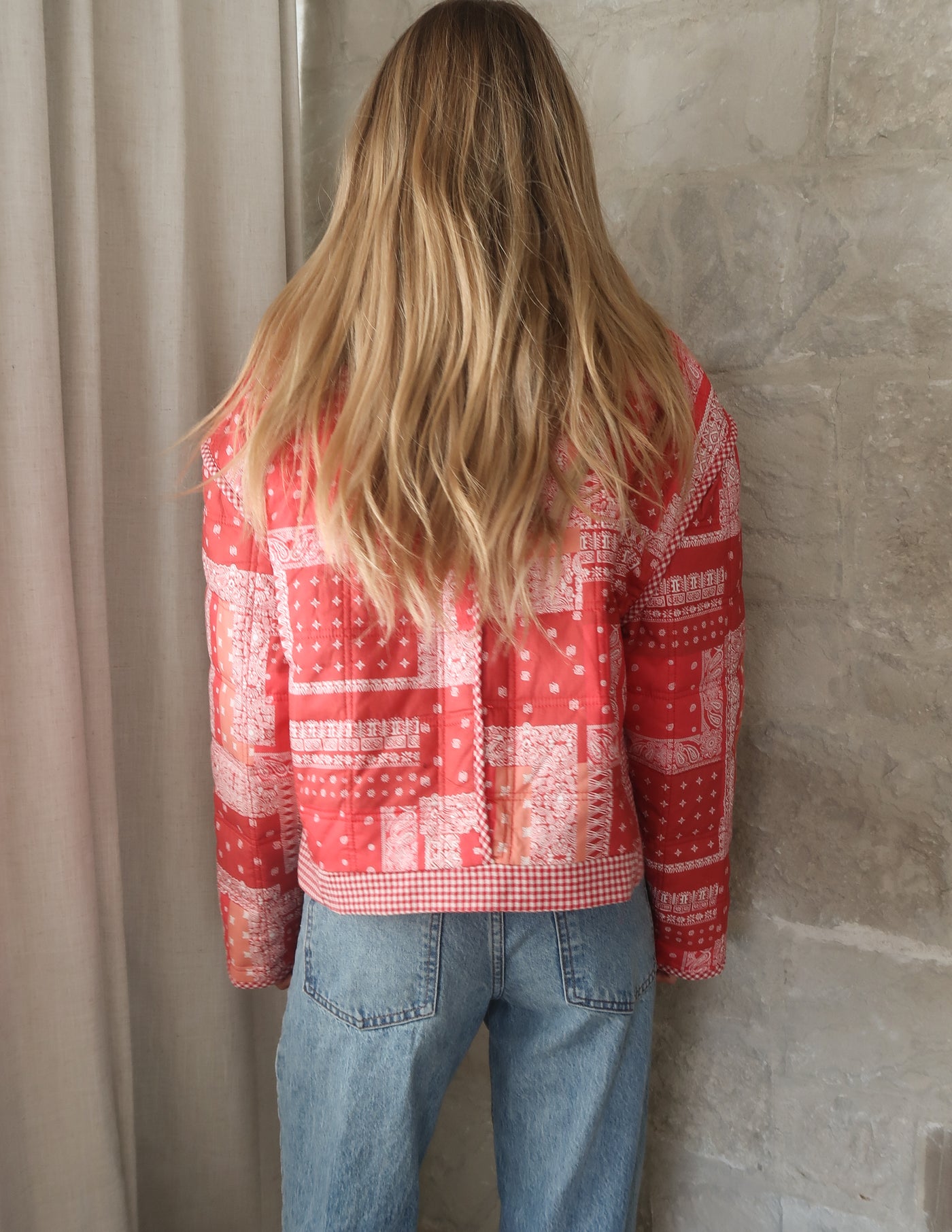 Paloma Bandana Quilted Jacket