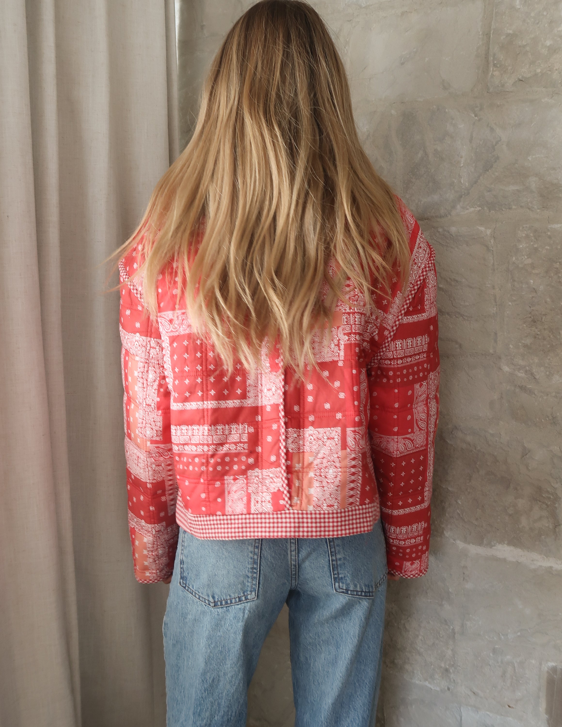 Paloma Bandana Quilted Jacket