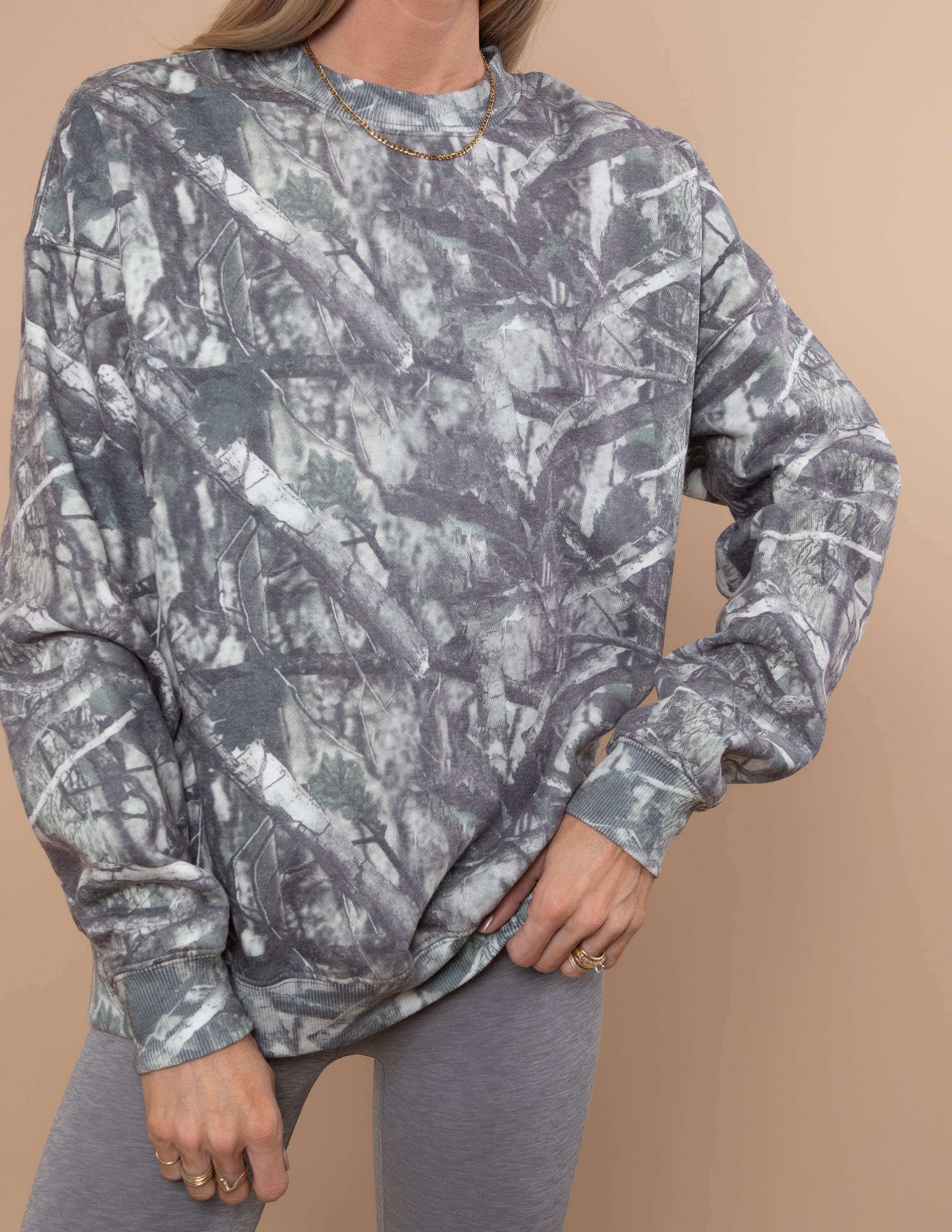 Riley Camo Sweatshirt