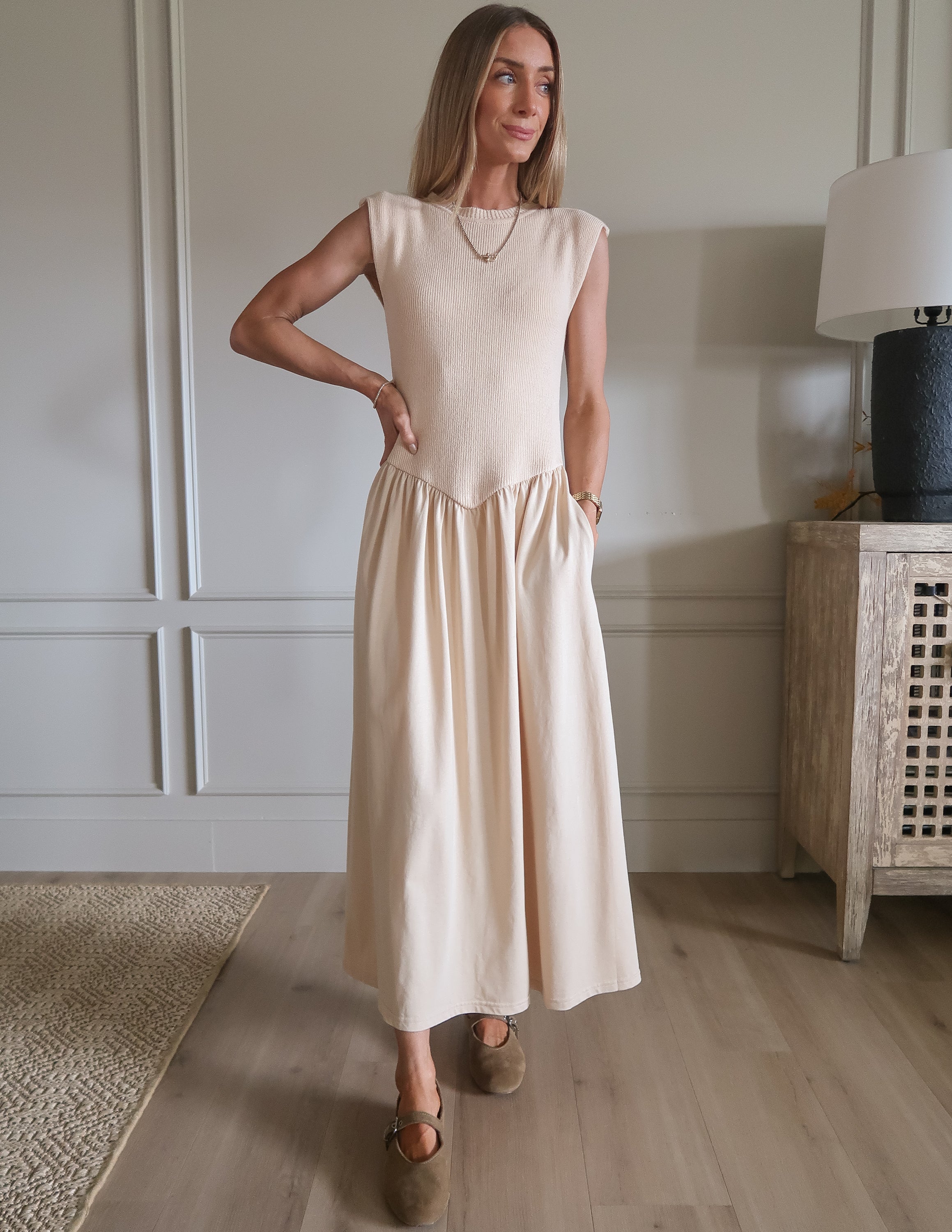Jones Pleated Dress