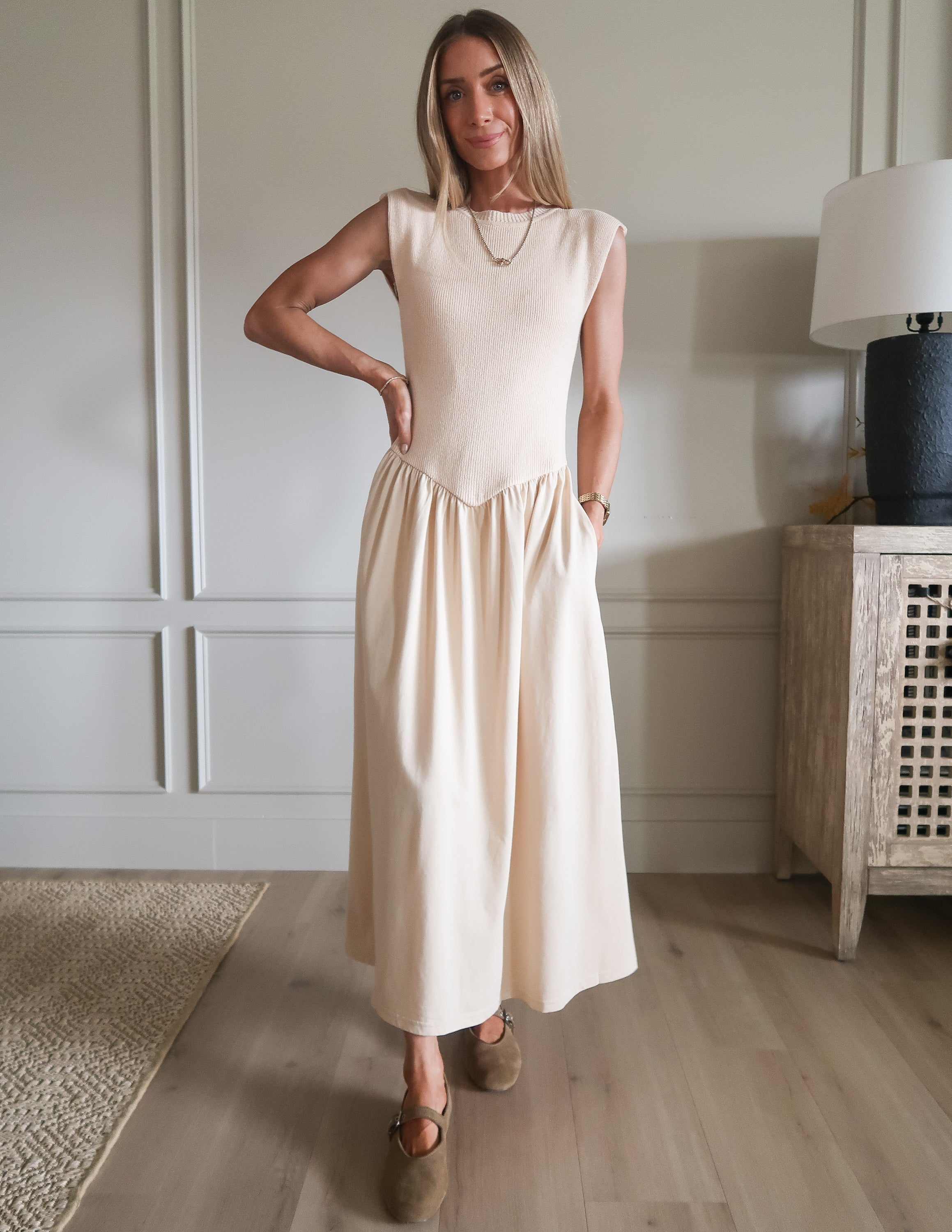 Jones Pleated Dress