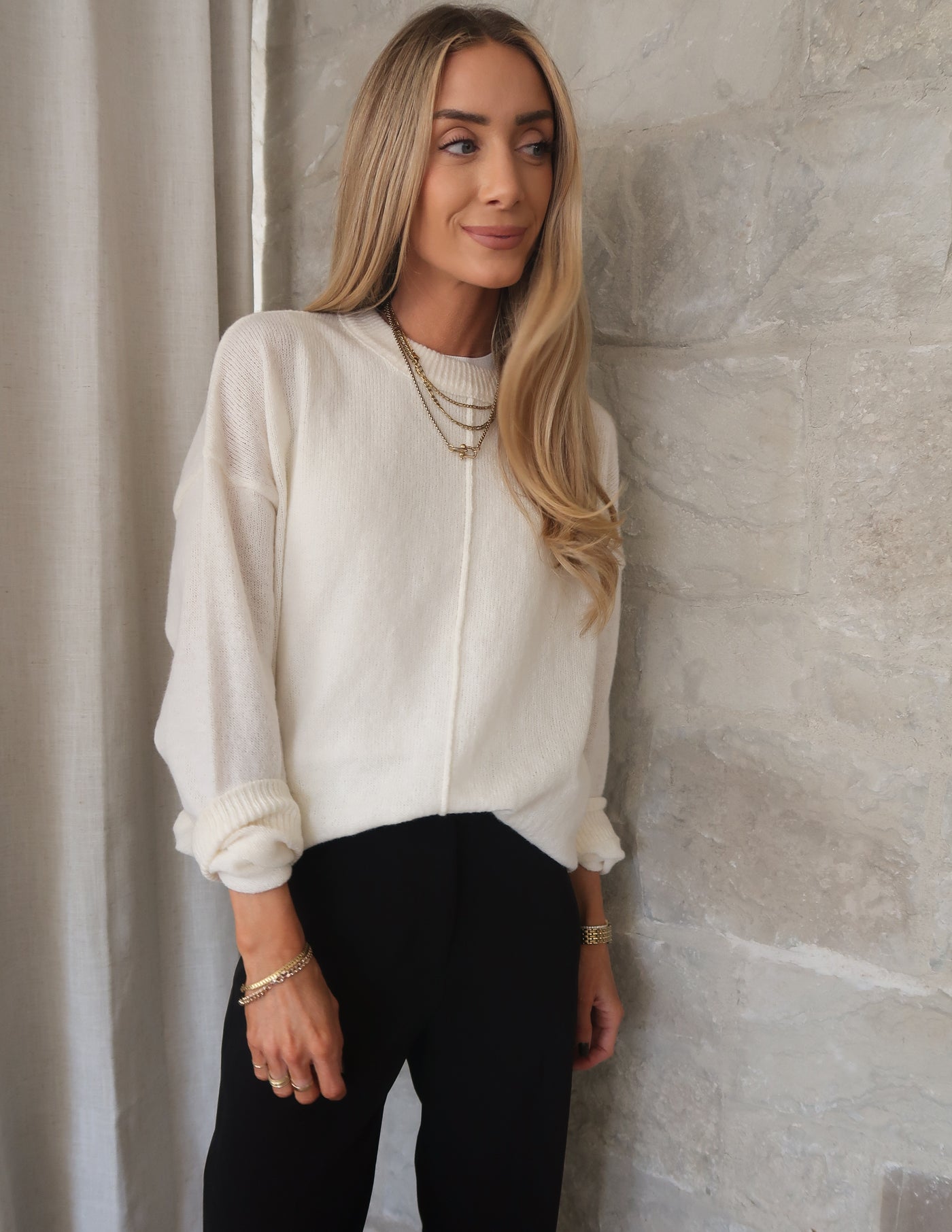 Adeline Crew Neck Sweater