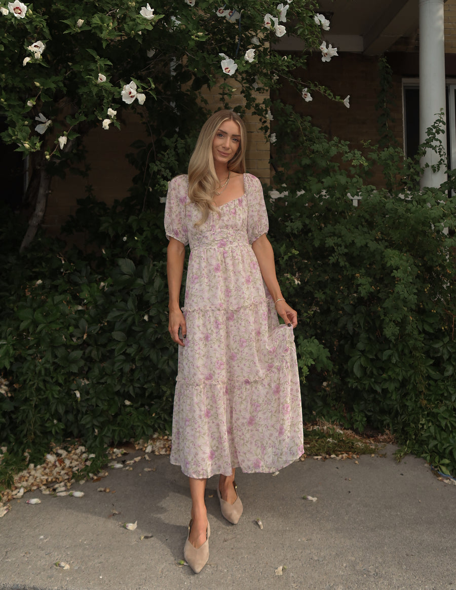 Blush Daydream Floral Dress